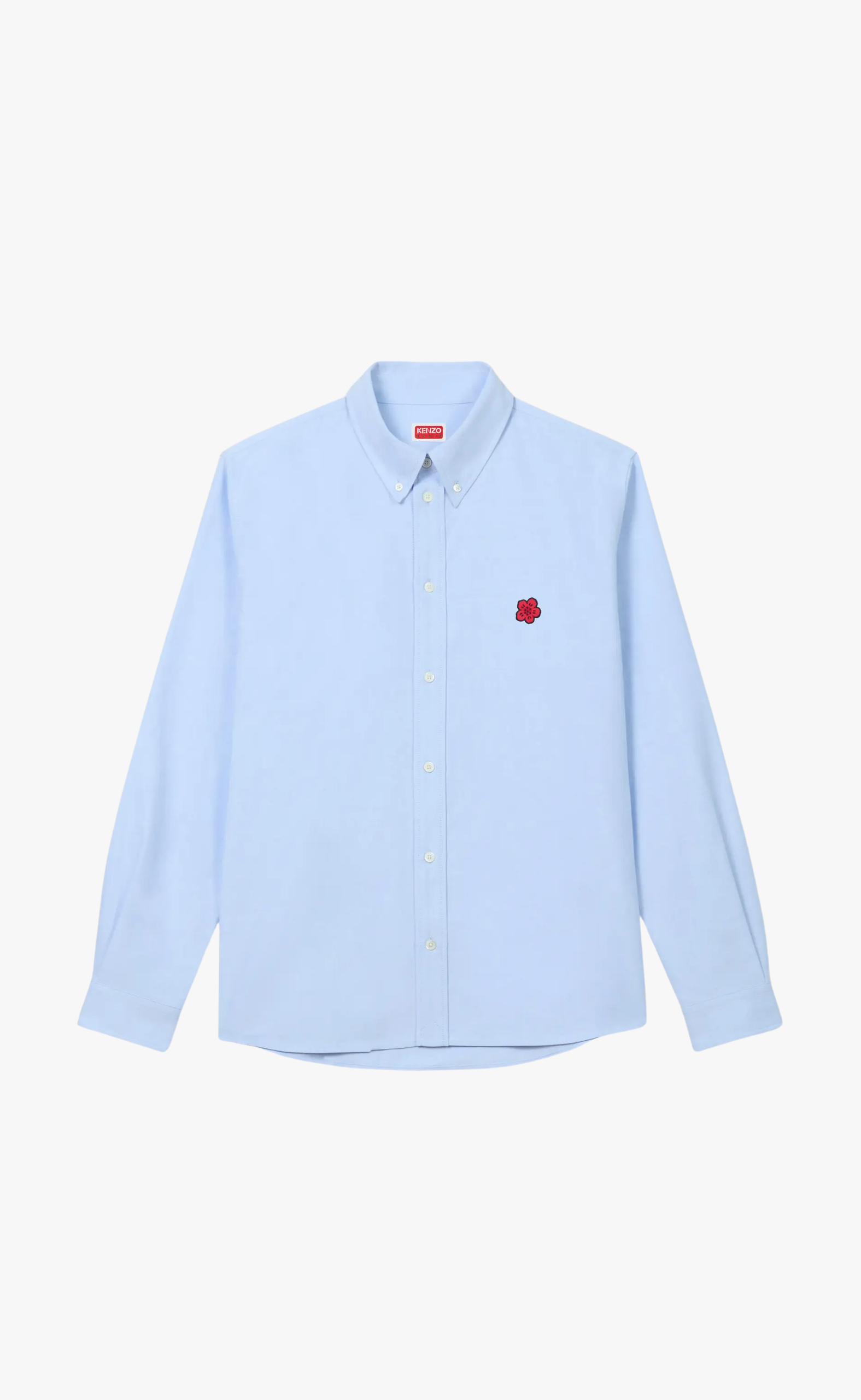 KENZO BOKE FLOWER CASUAL SKY BLUE SHIRT