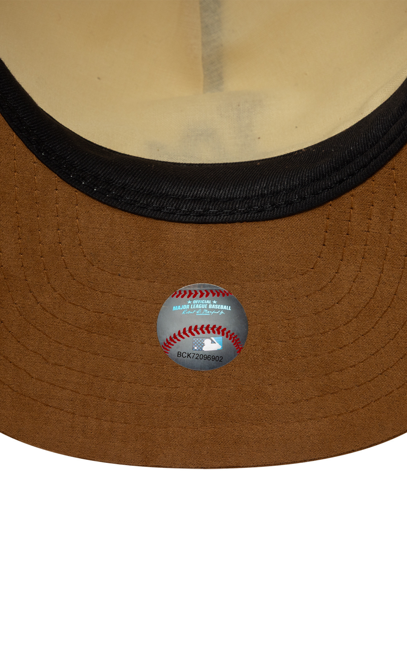 LOS ANGELES DODGERS SUEDE VISOR 9FIFTY BEIGE BROWN HAT