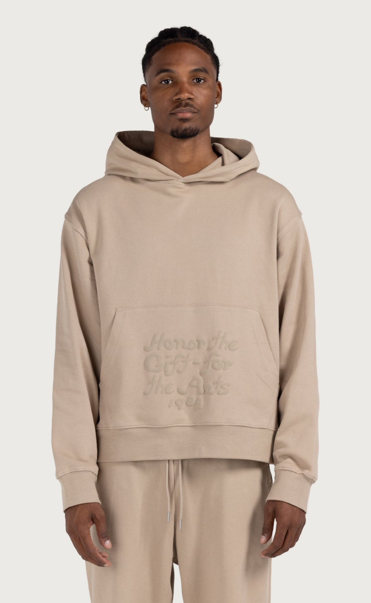 REVERSE PEBBLE HOODIE