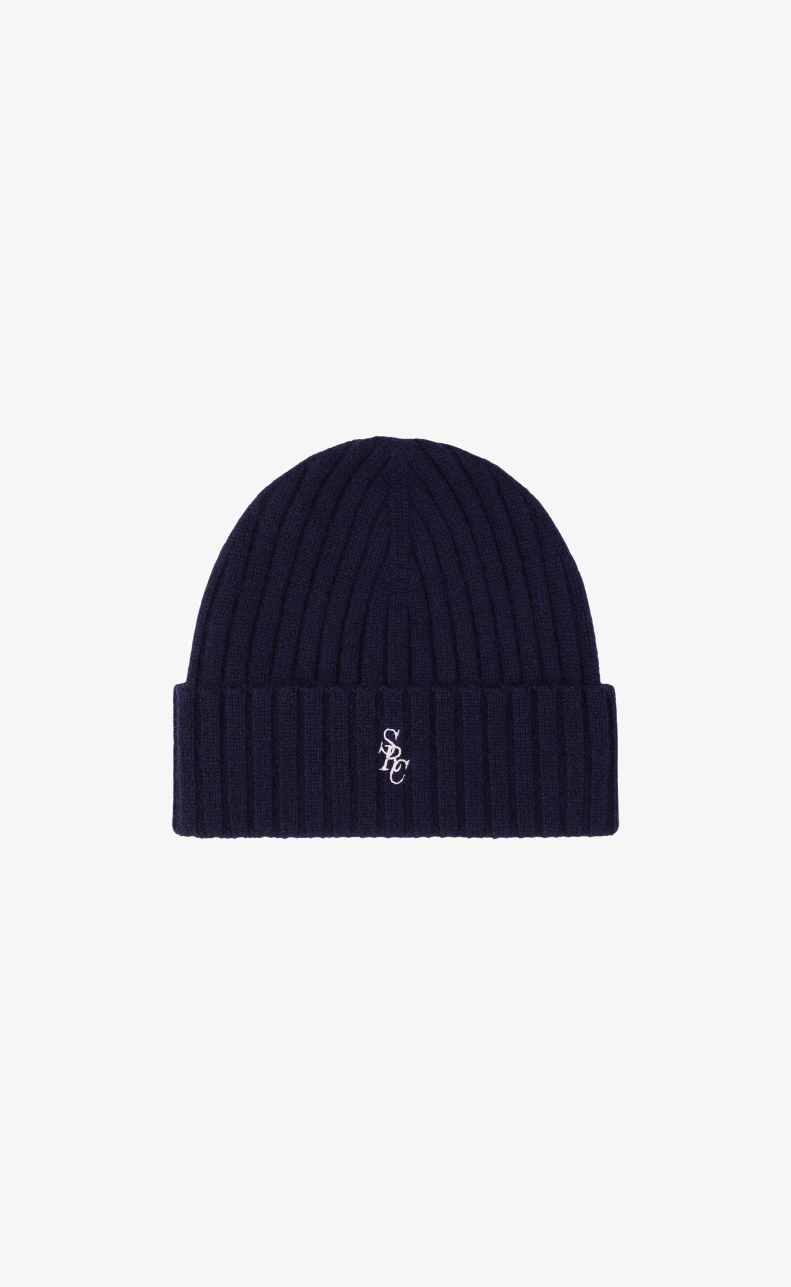 SRC CASHMERE NAVY BEANIE