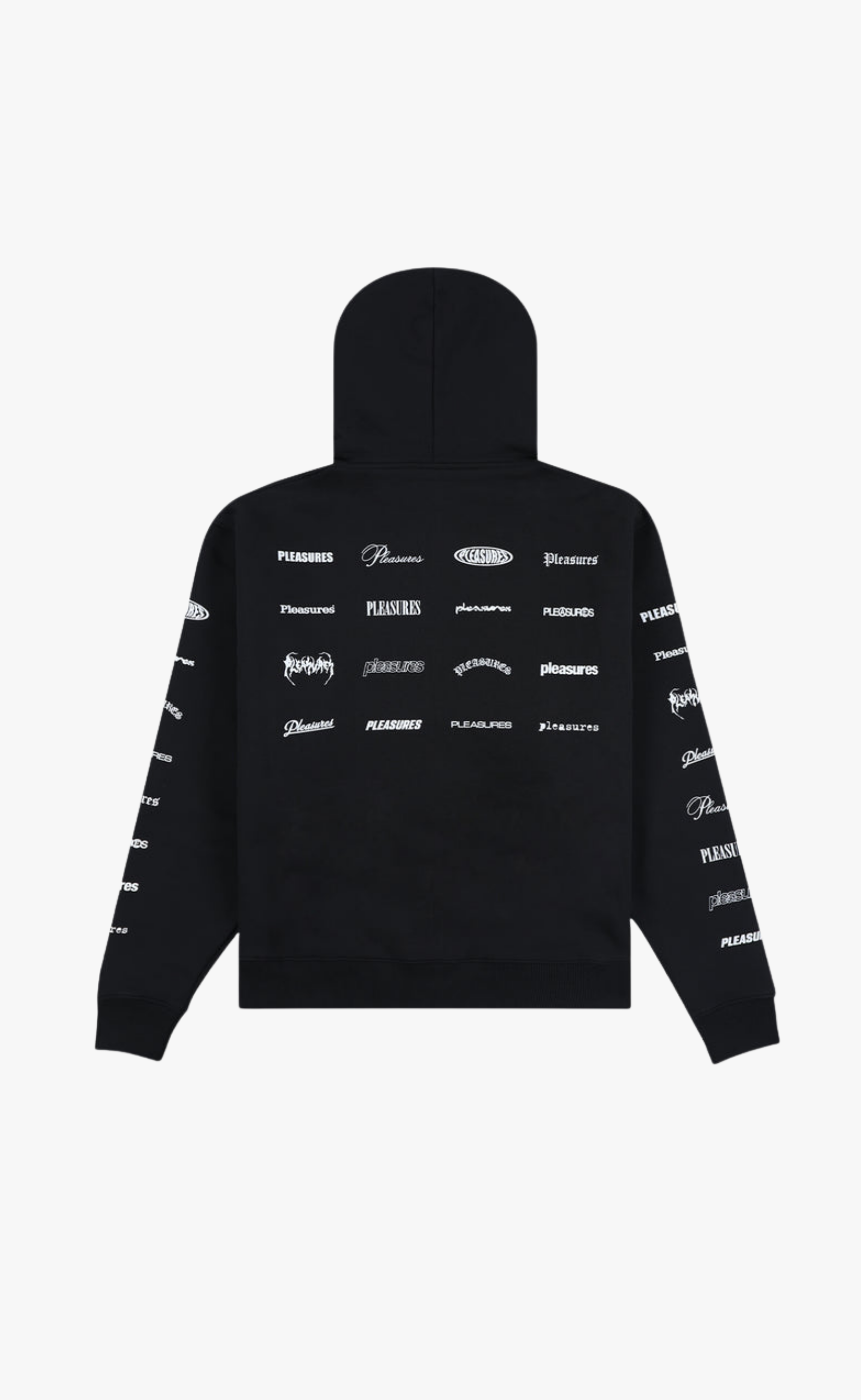 WOODMARK ZIP BLACK HOODIE