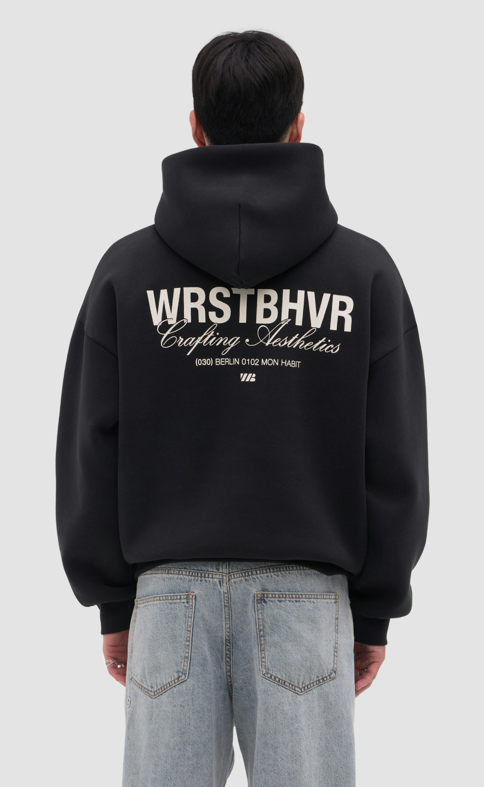 STUDIO V13 JET BLACK HOODIE