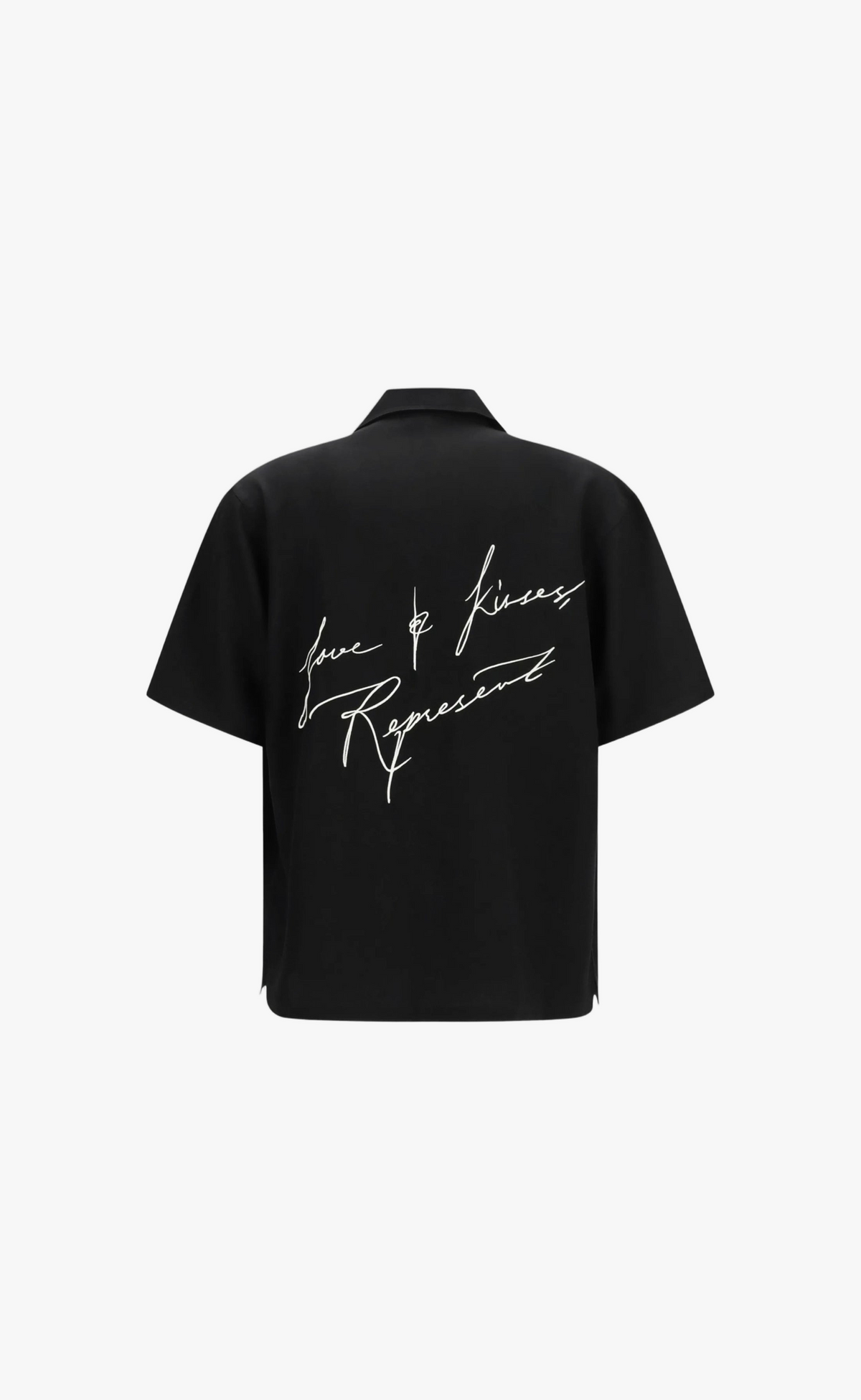 LOVE AND KISSES RESORT JET BLACK SHIRT