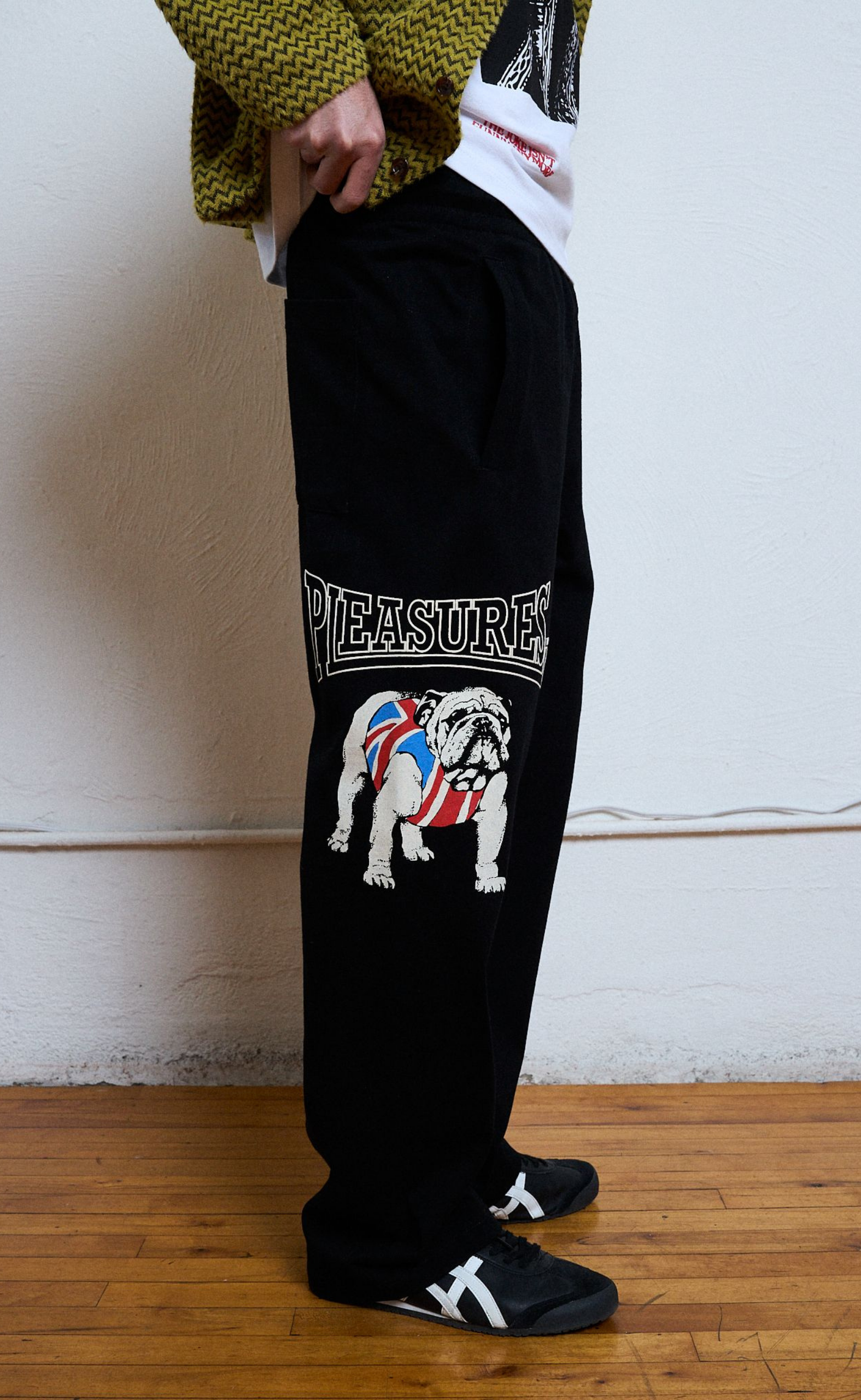 BULLDOG COTTON BLACK PANTS