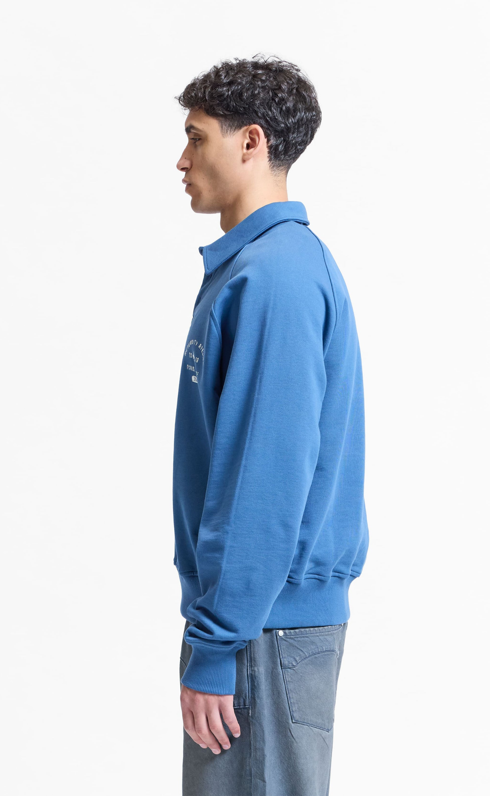 MAISON POLO  BLUE SWEATER