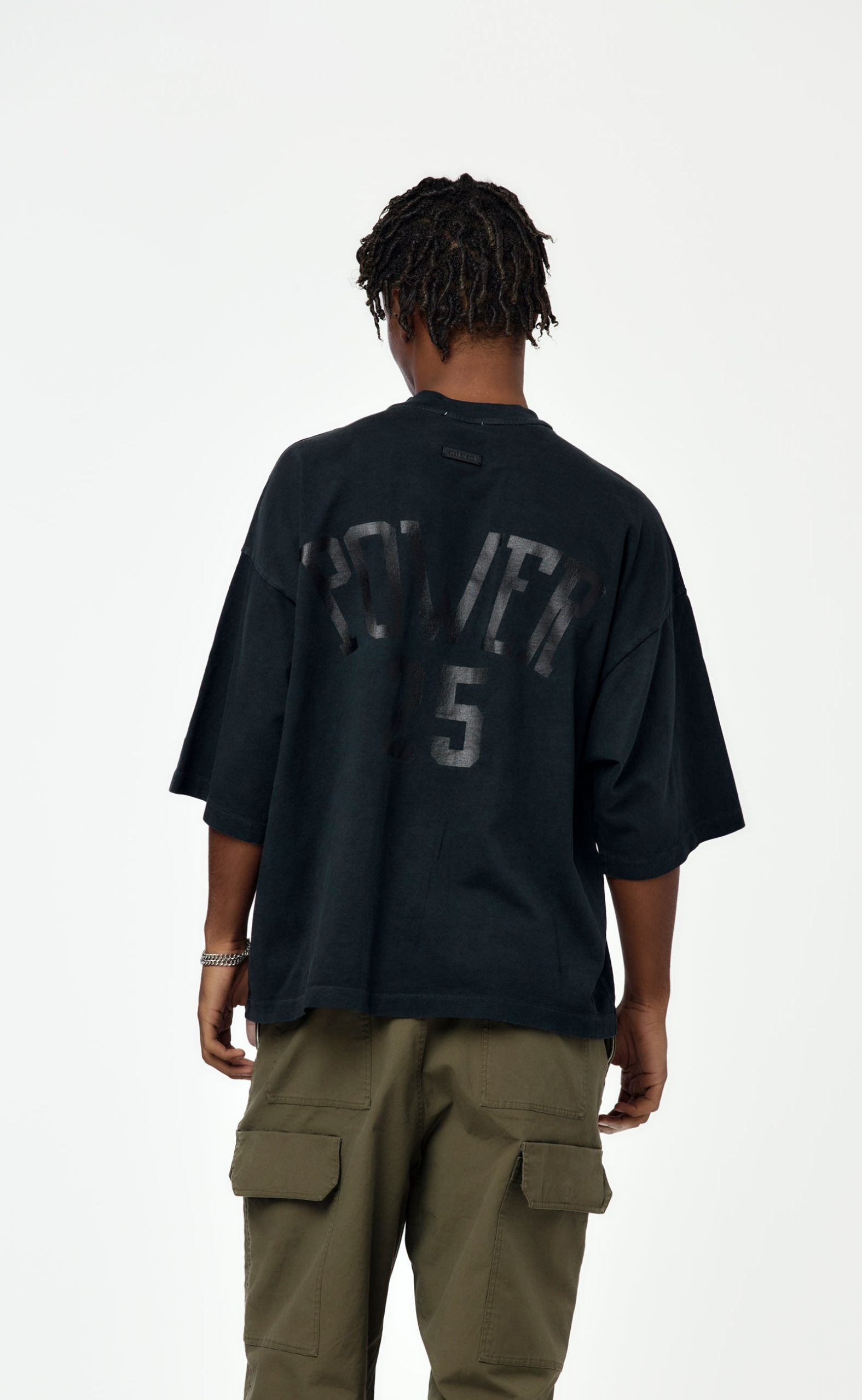 RELAXED POWER 25 BLACK T-SHIRT