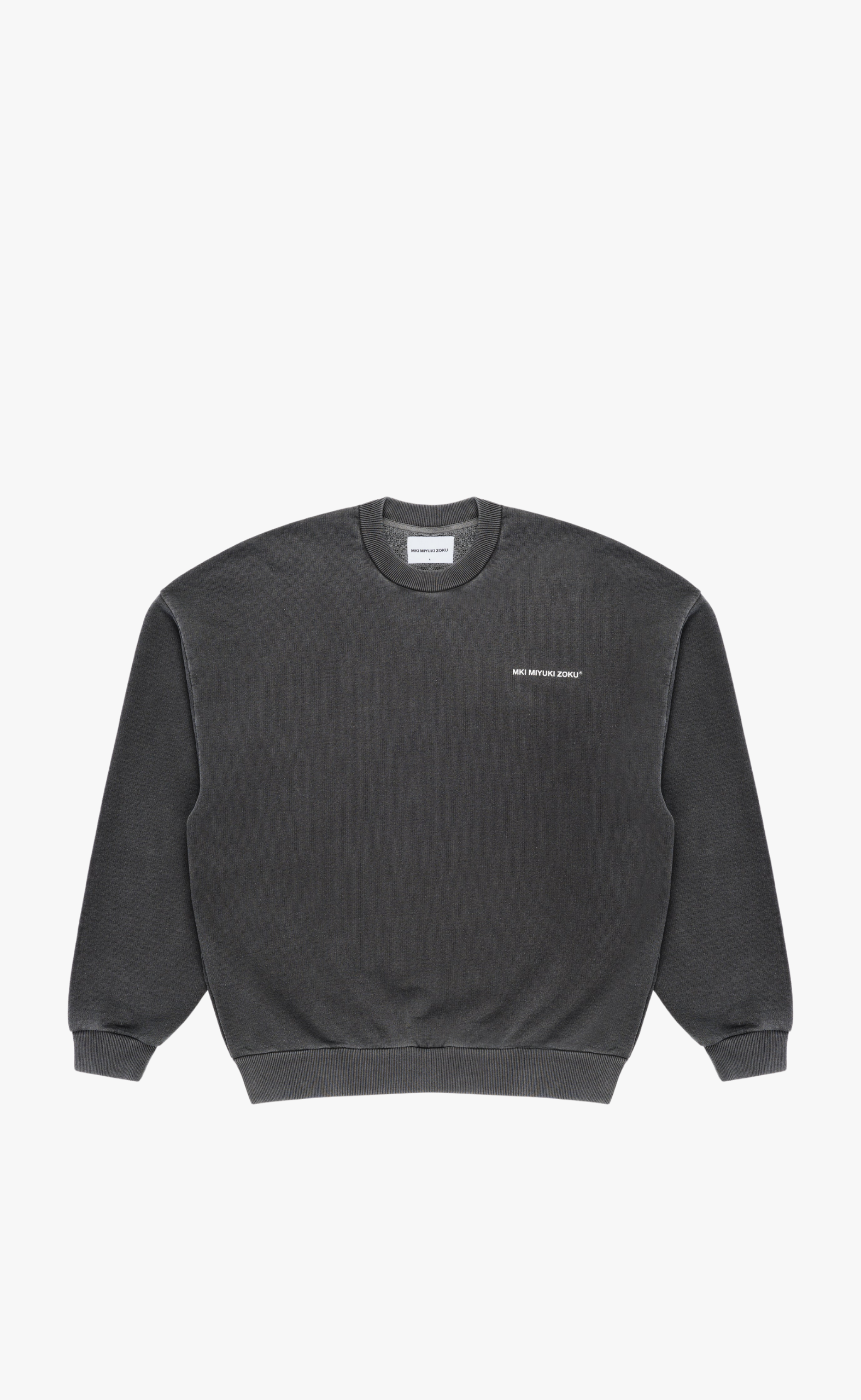 UNIFORM PIGMENT BLACK CREWNECK