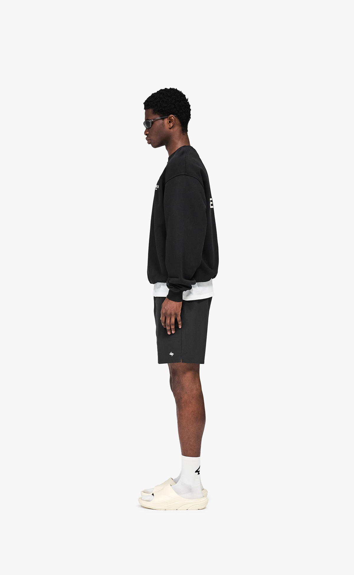 247 FUSED JET BLACK SHORTS