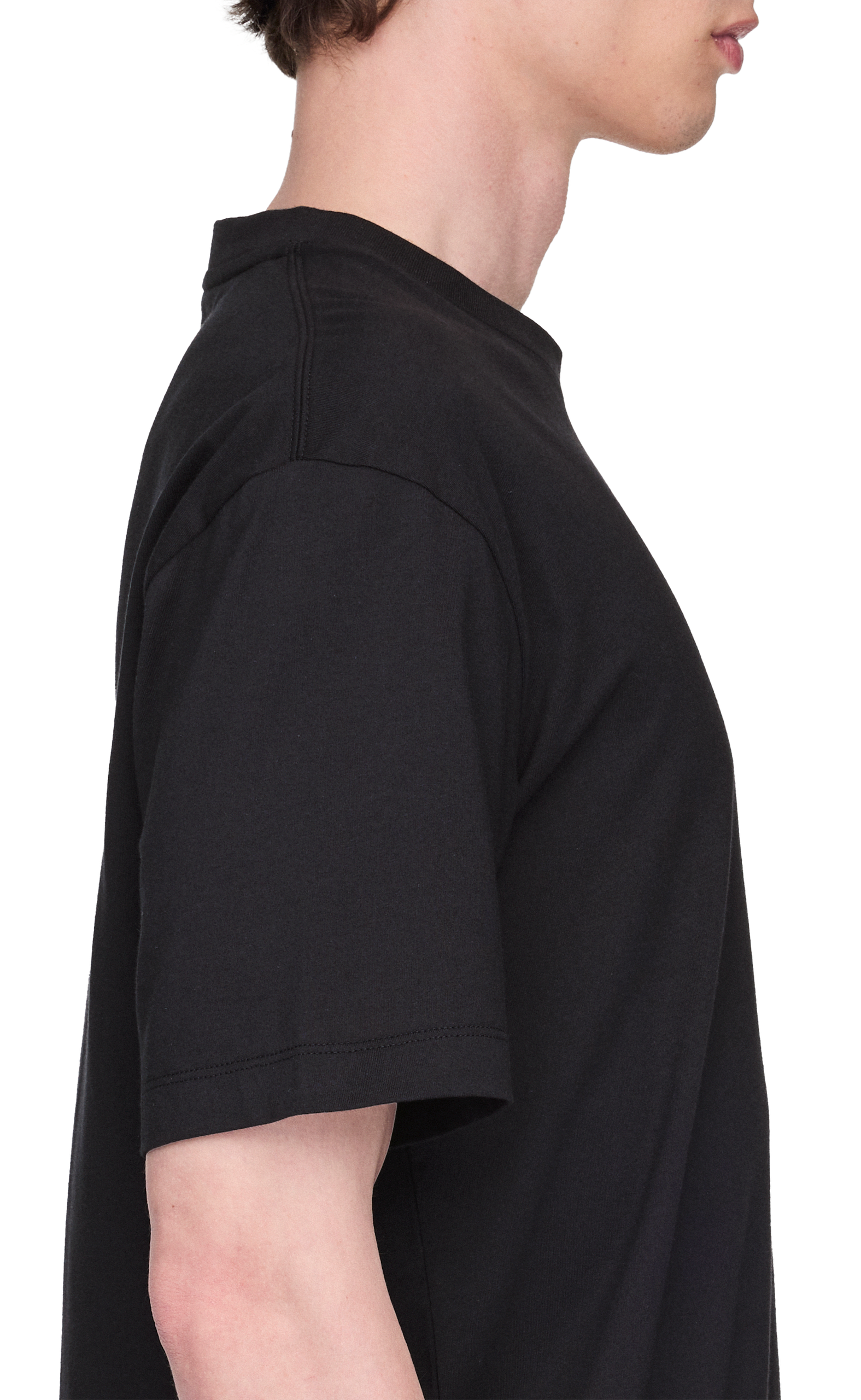 Y-3 REGULAR BLACK T-SHIRT