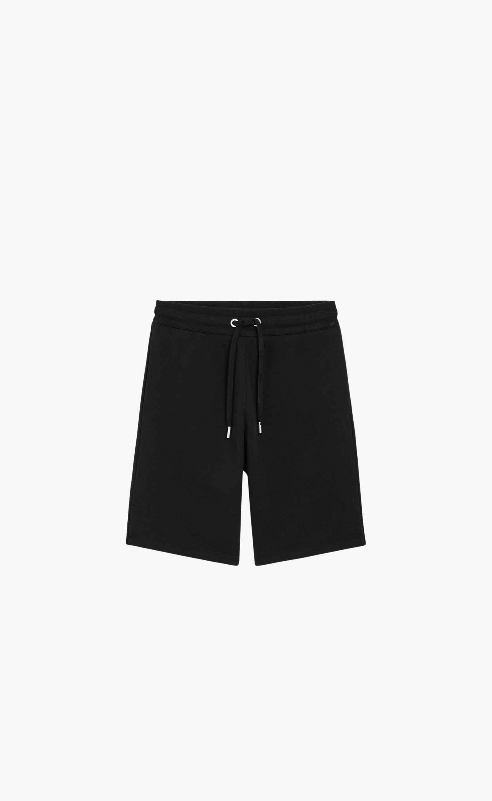 SMALL EMBOSSED AMI DE COEUR BLACK SHORTS