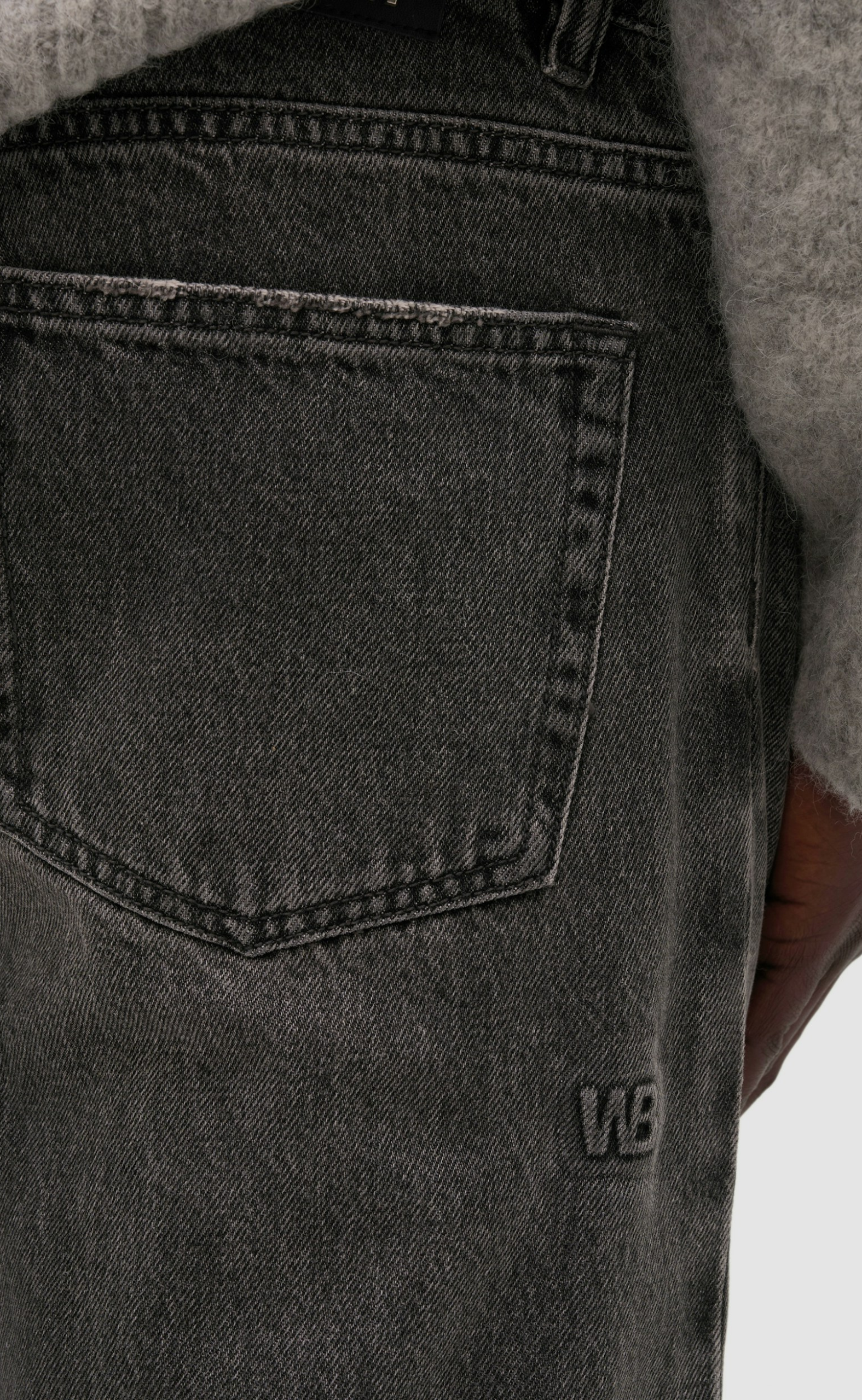 MONTI GRAY WASHED PANTS