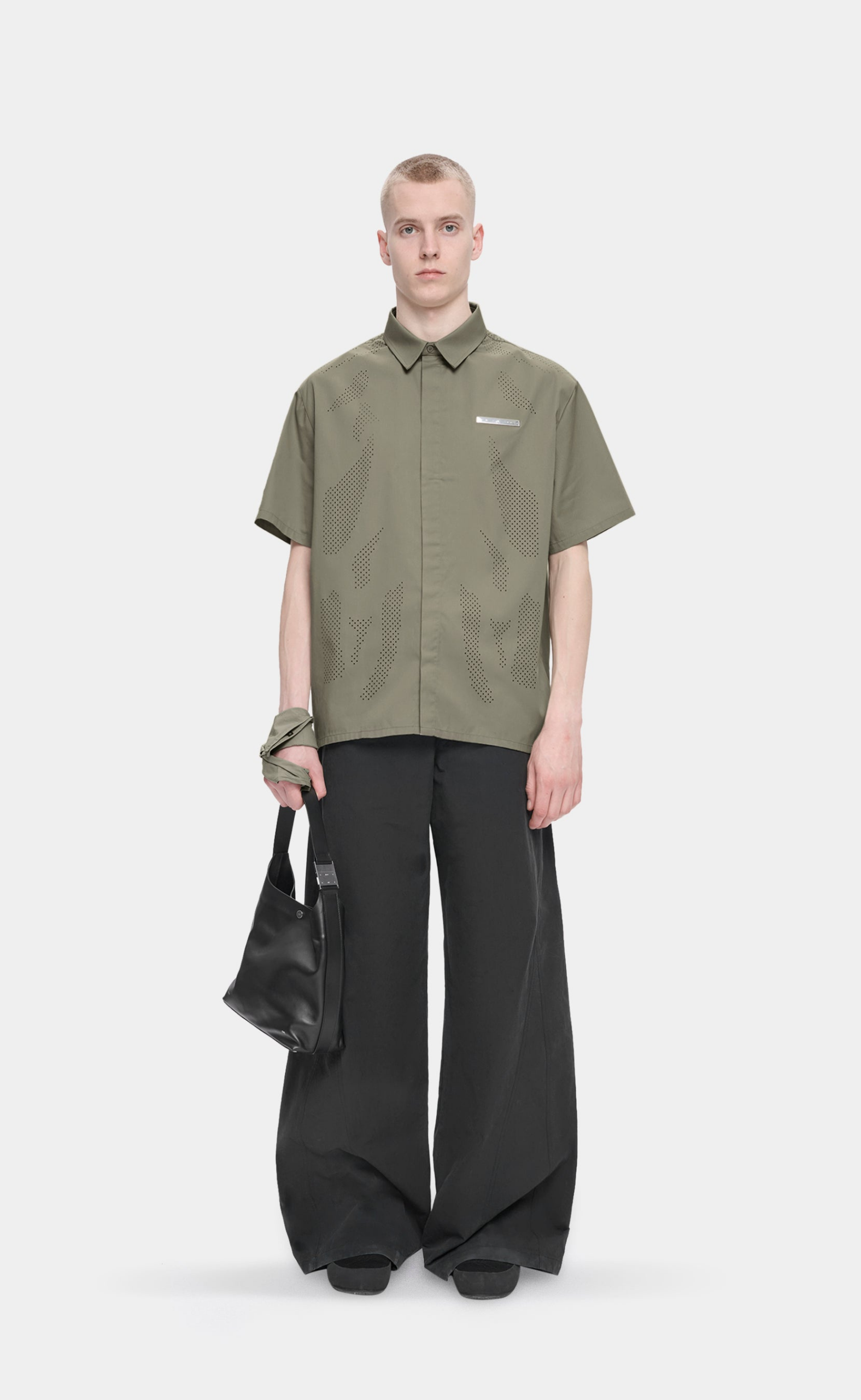 ALSORAN SS LIGHT DUSTY GREEN SHIRT