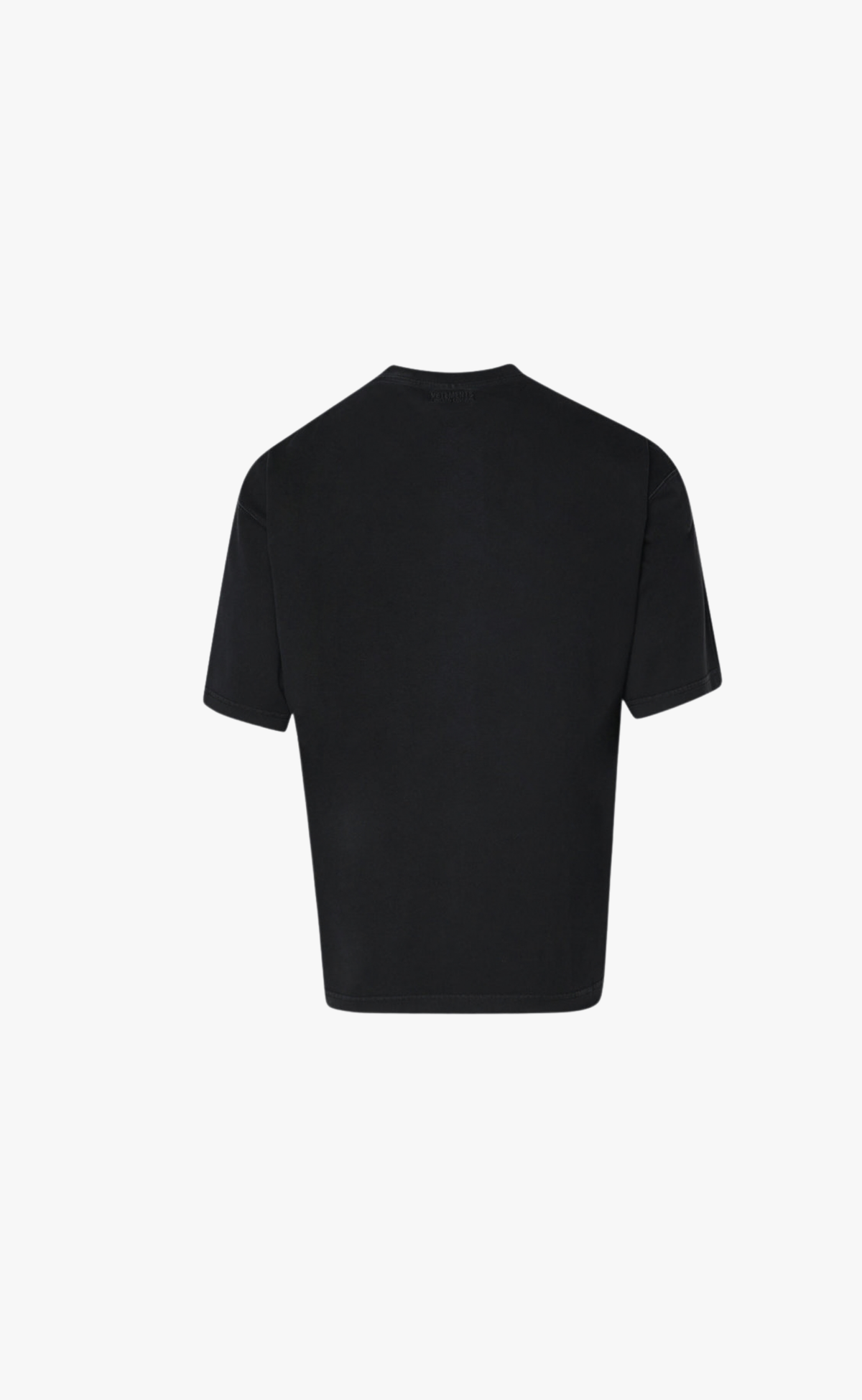 CLASSIC LOGO BOXY WASHED BLACK RED T-SHIRT