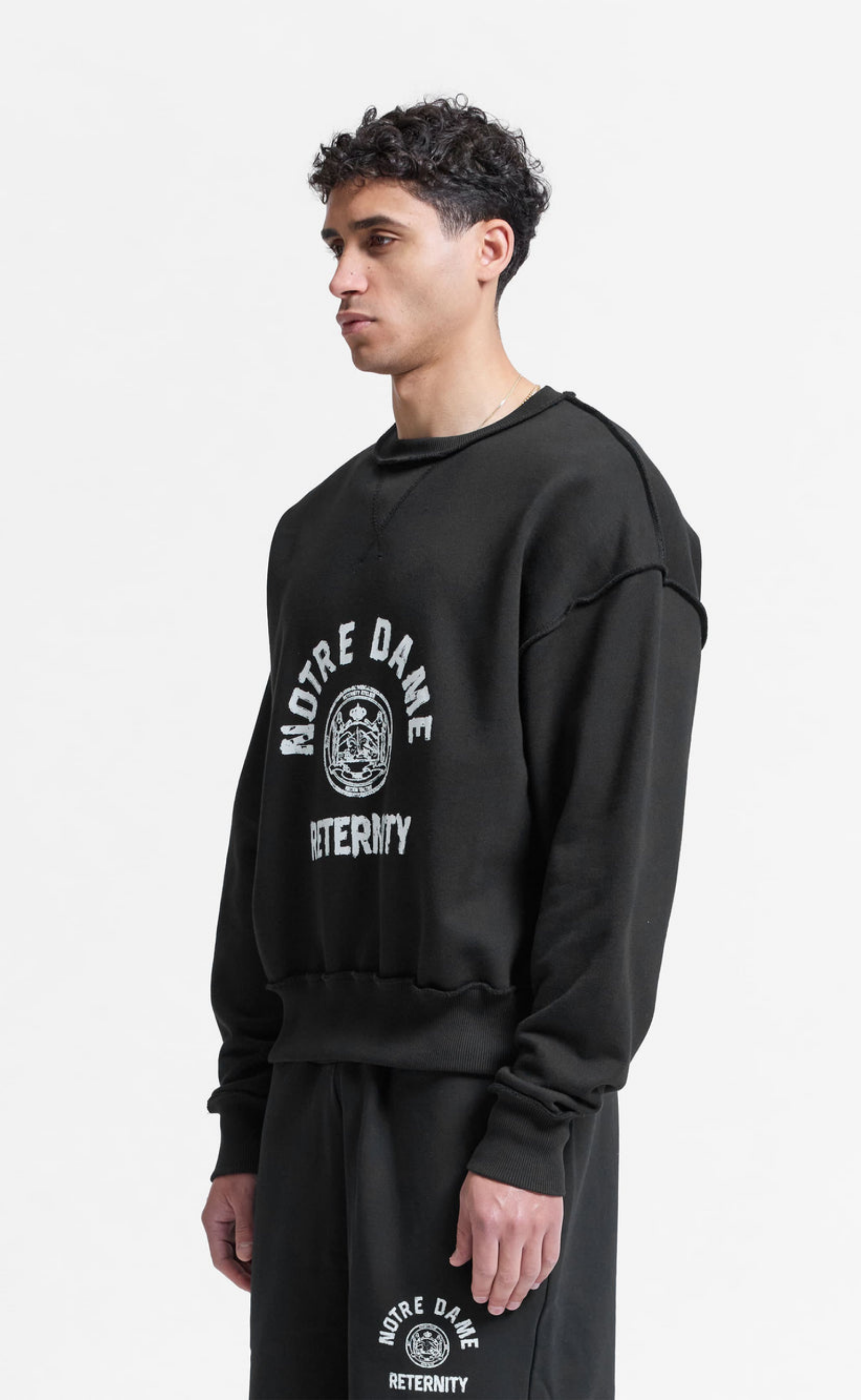 NOTRE DAME BLACK SWEATER