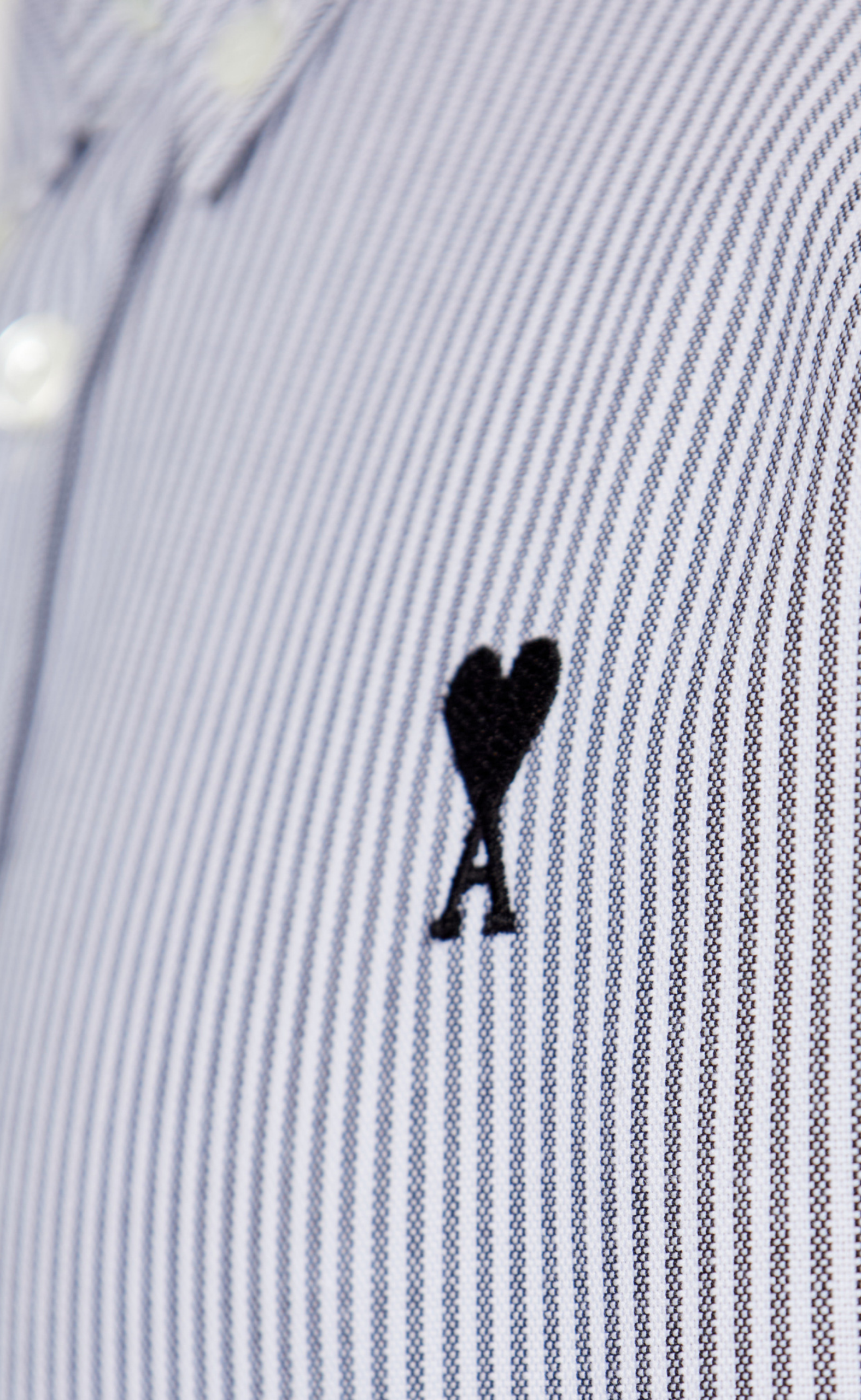 AMI DE COEUR OXFORD STRIPED GREY SHIRT