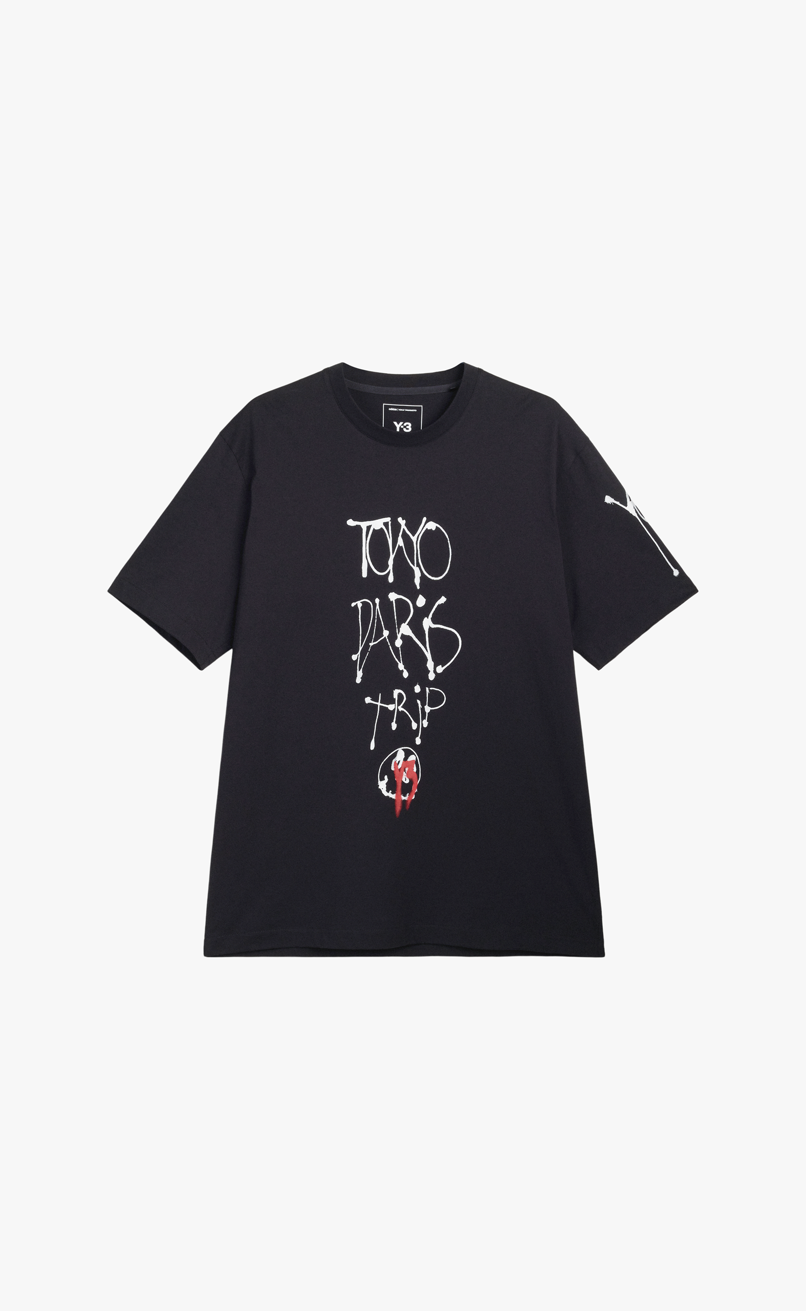 Y-3 CHITO CITY GRAPHIC BLACK T-SHIRT