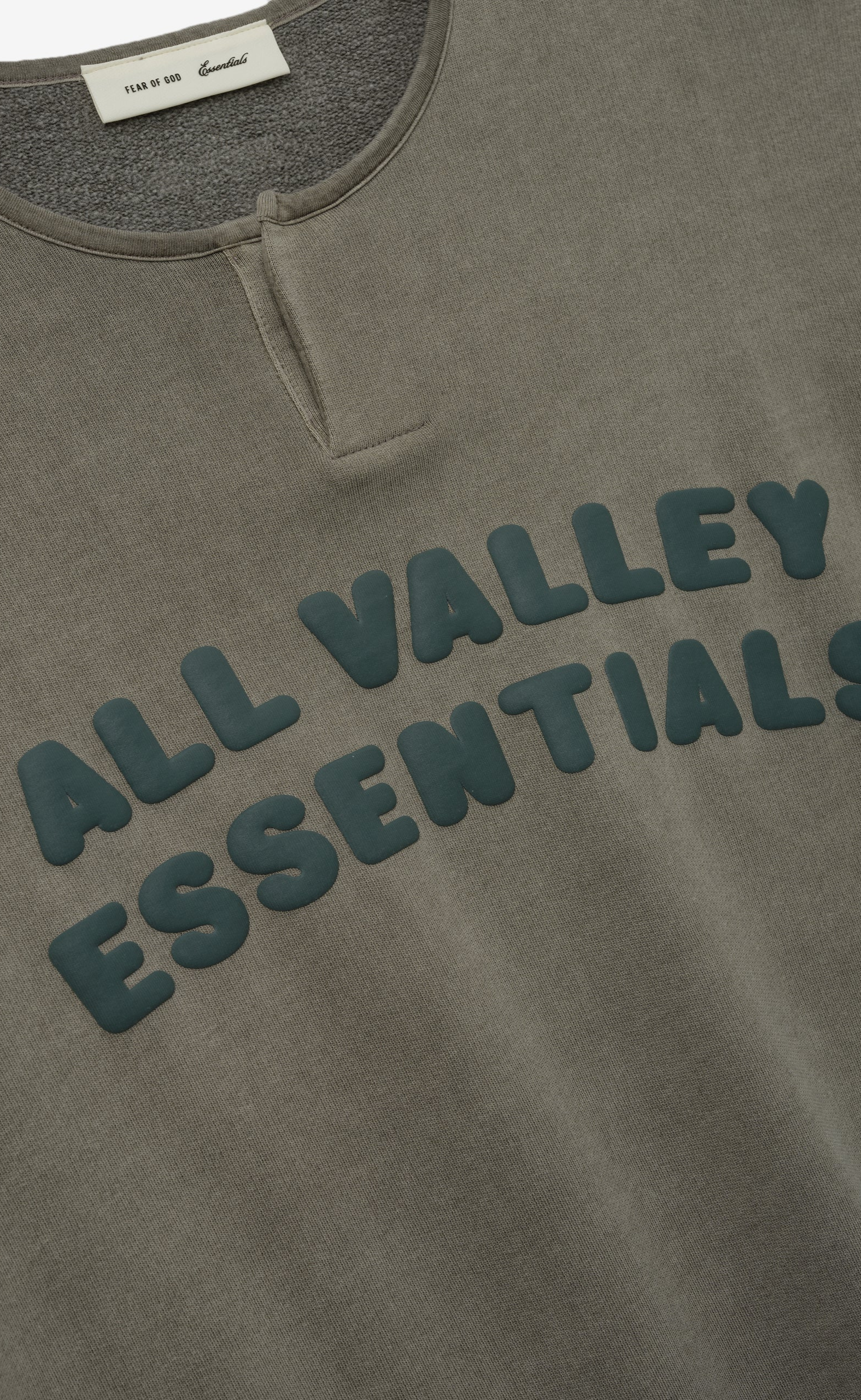 3/4 HENLEY WASHED SEAL T-SHIRT