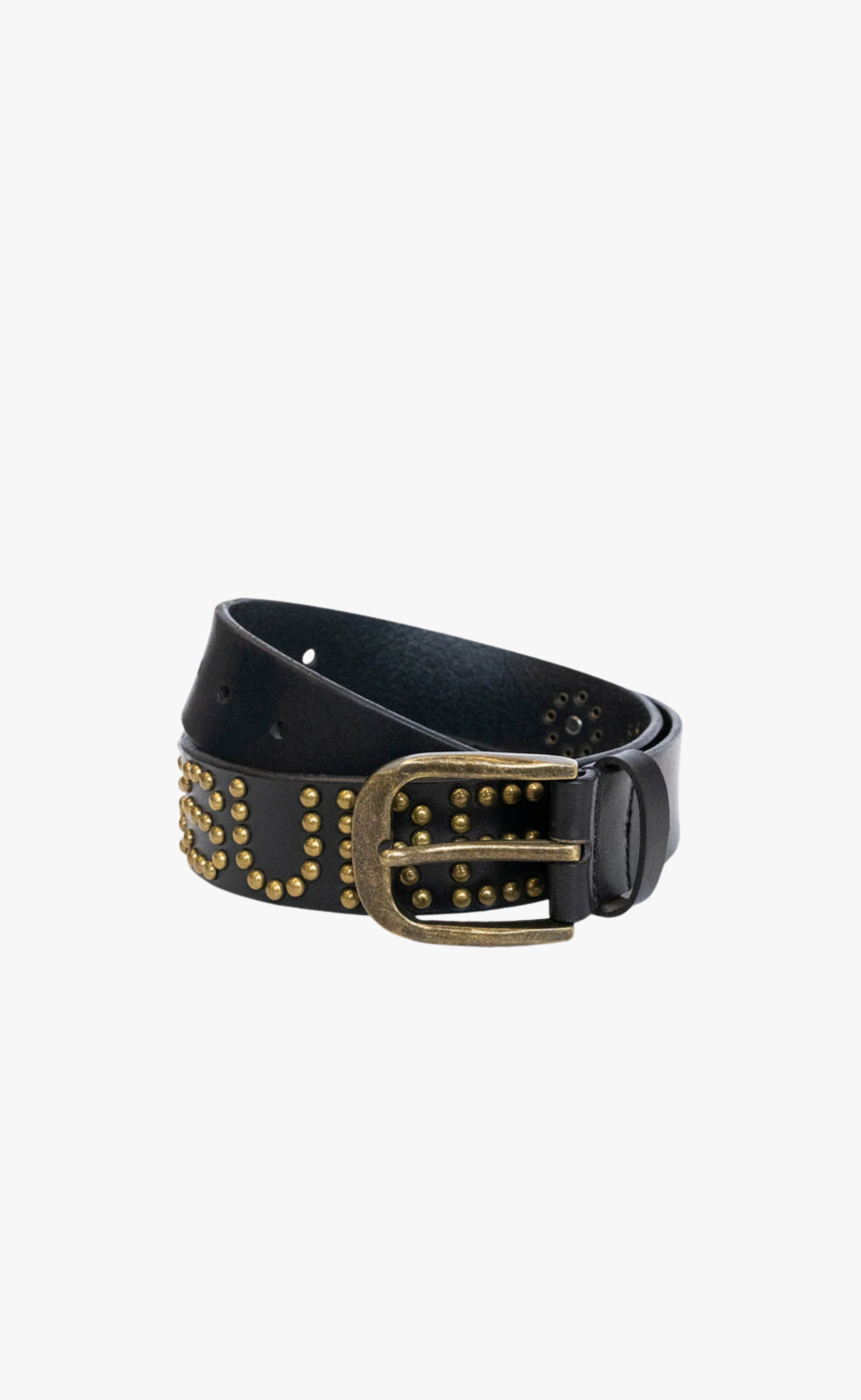 STUDDED BLACK BELT