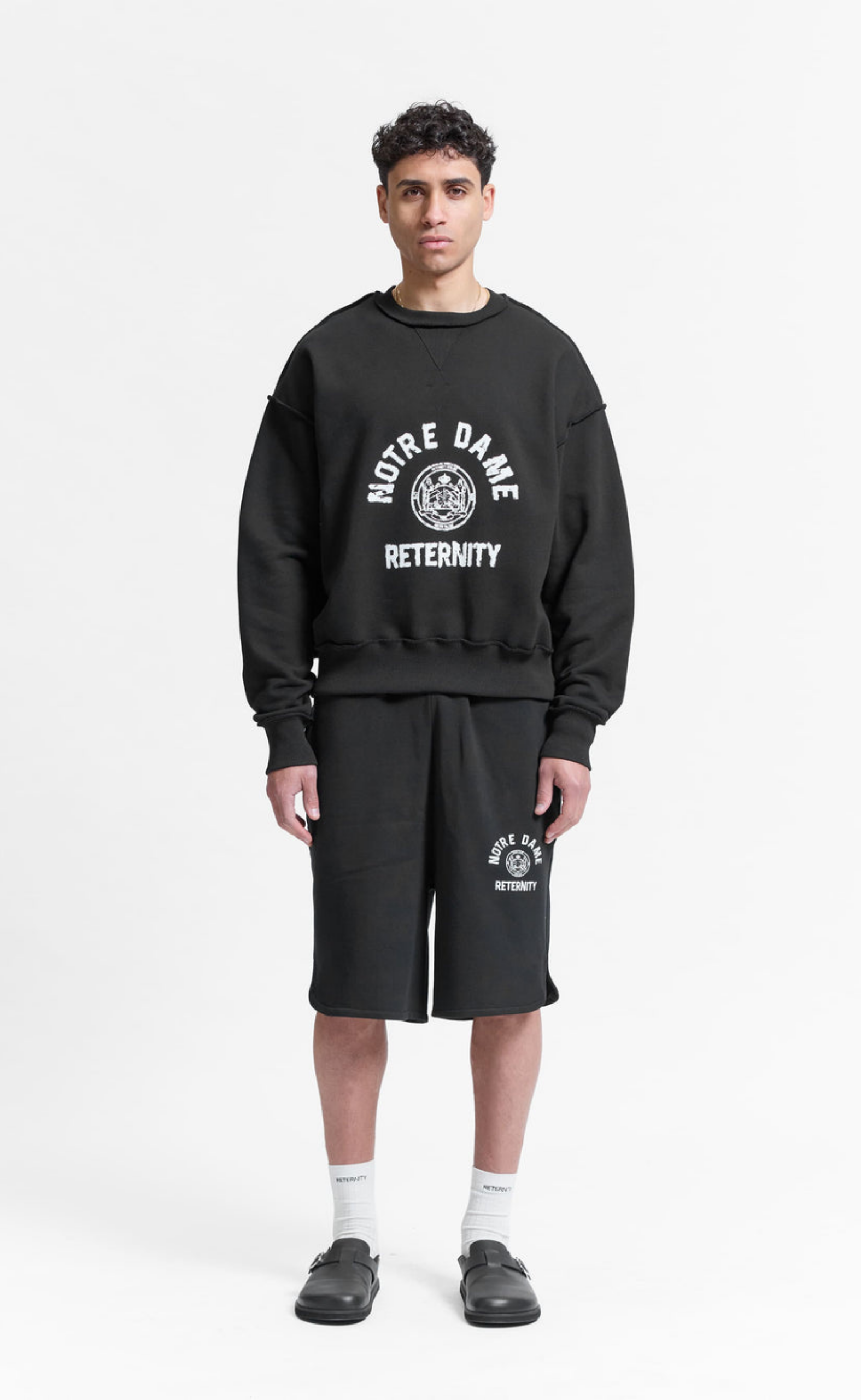 NOTRE DAME BLACK SWEATER