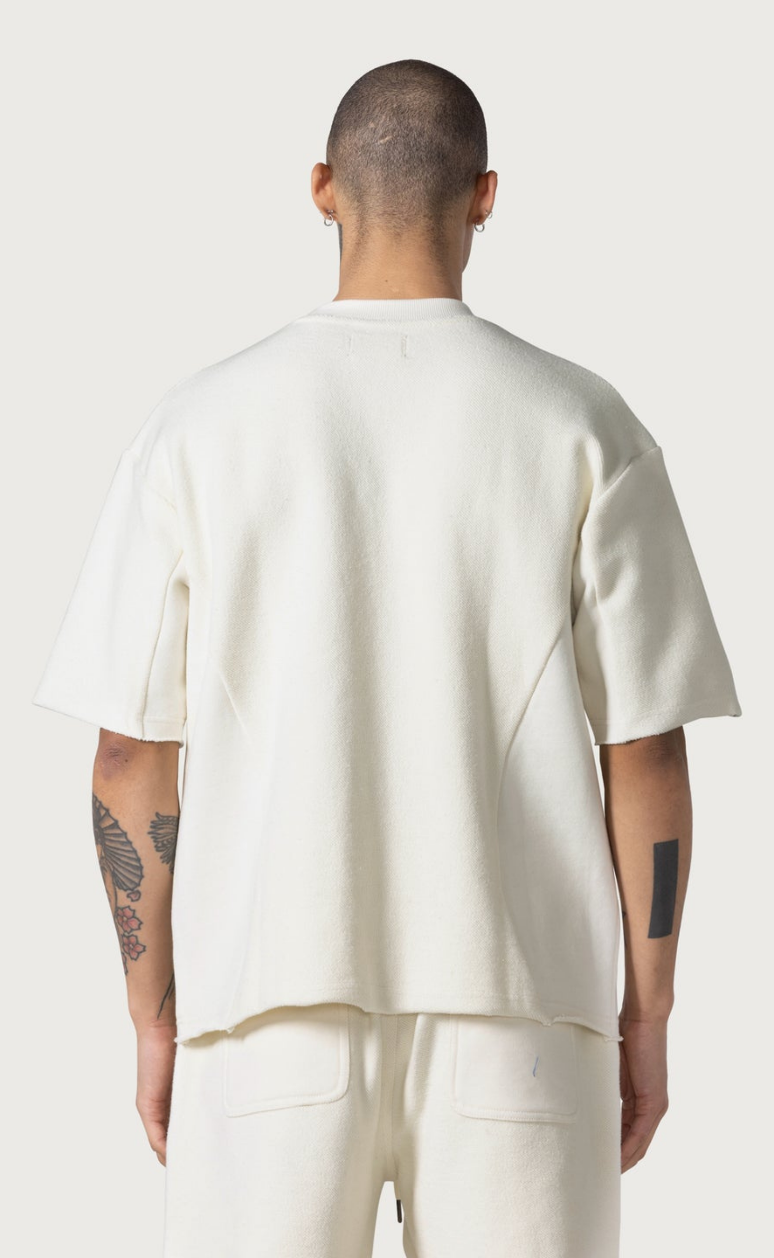 BLOCK PARTY TERRY BONE T-SHIRT