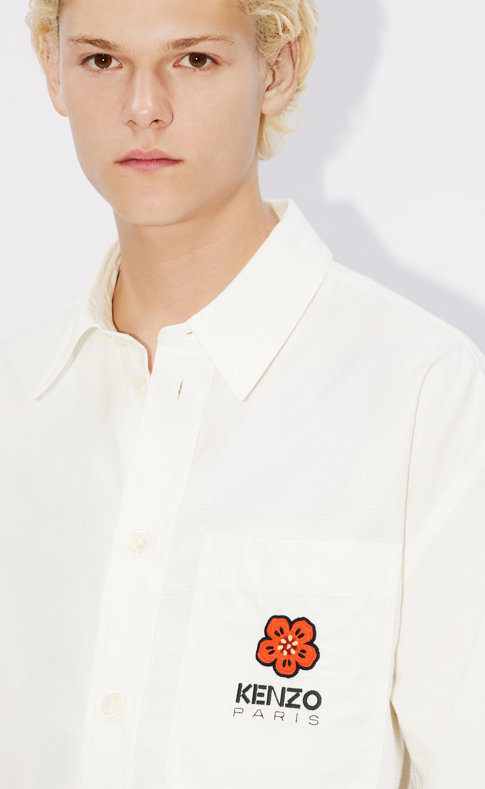 BOKE CREST OVERSIZED OFF WHITE SHIRT