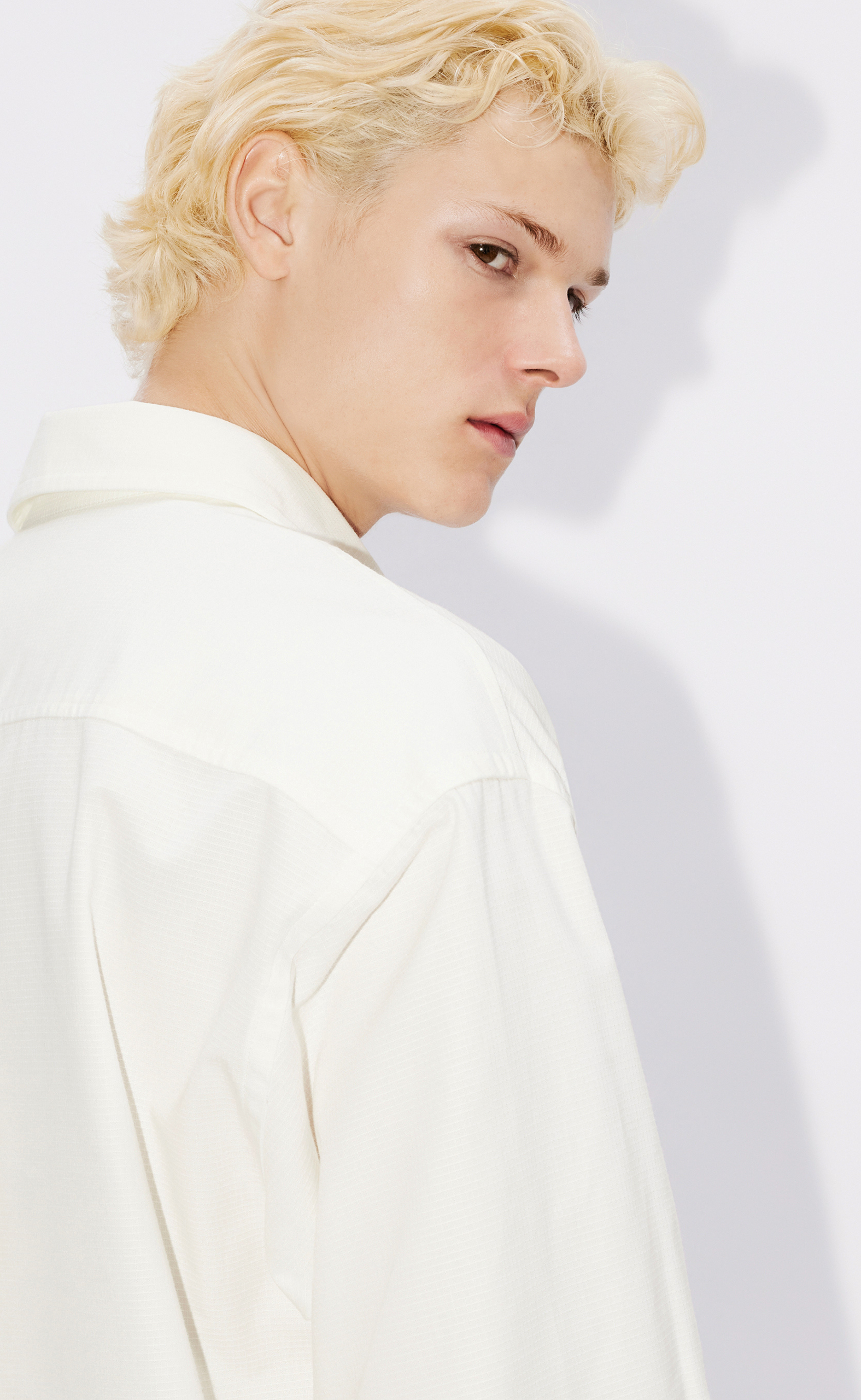 BOKE CREST OVERSIZED OFF WHITE SHIRT