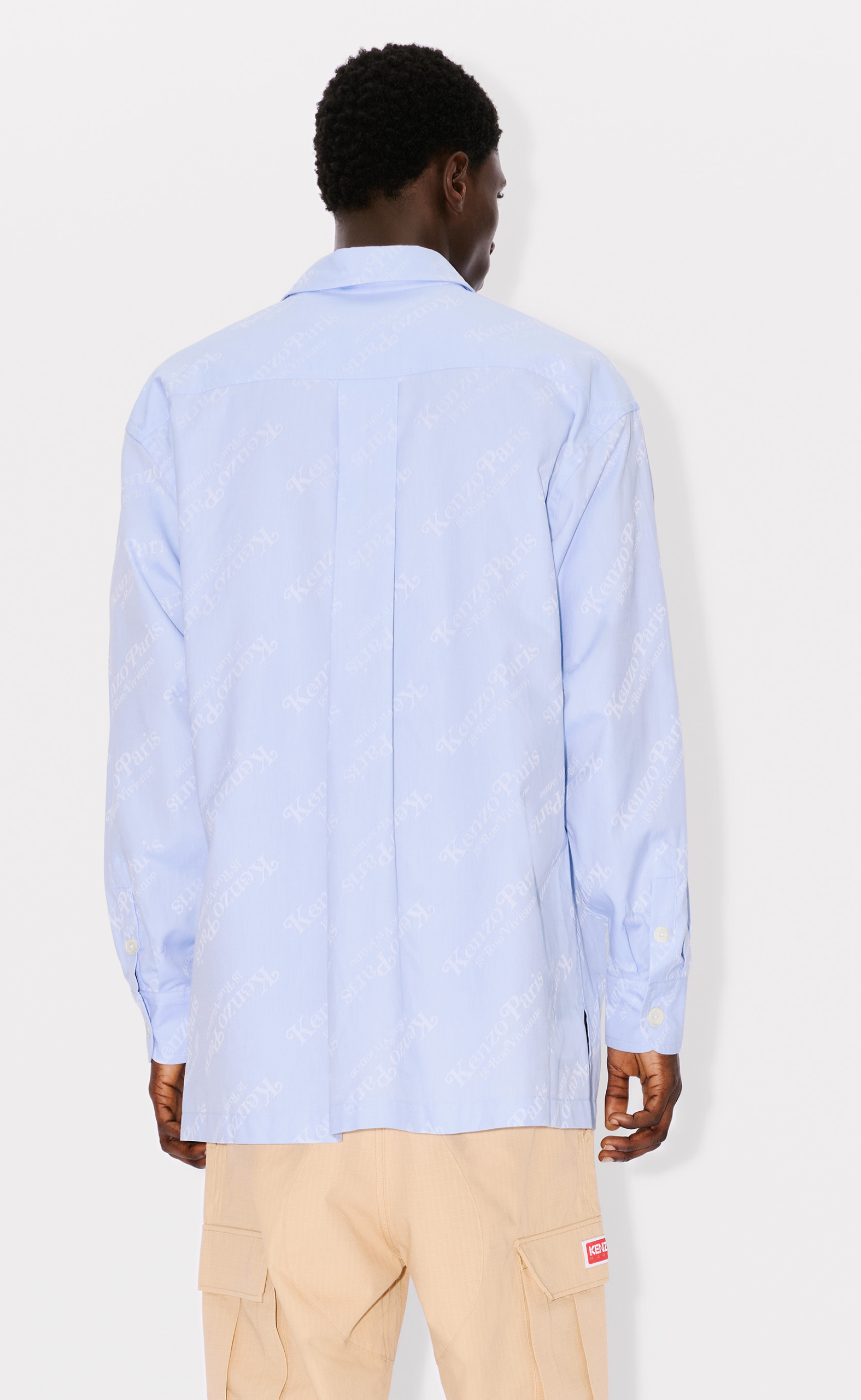 KENZO BY VERDY OVERSIZED SKY BLUE SHIRT