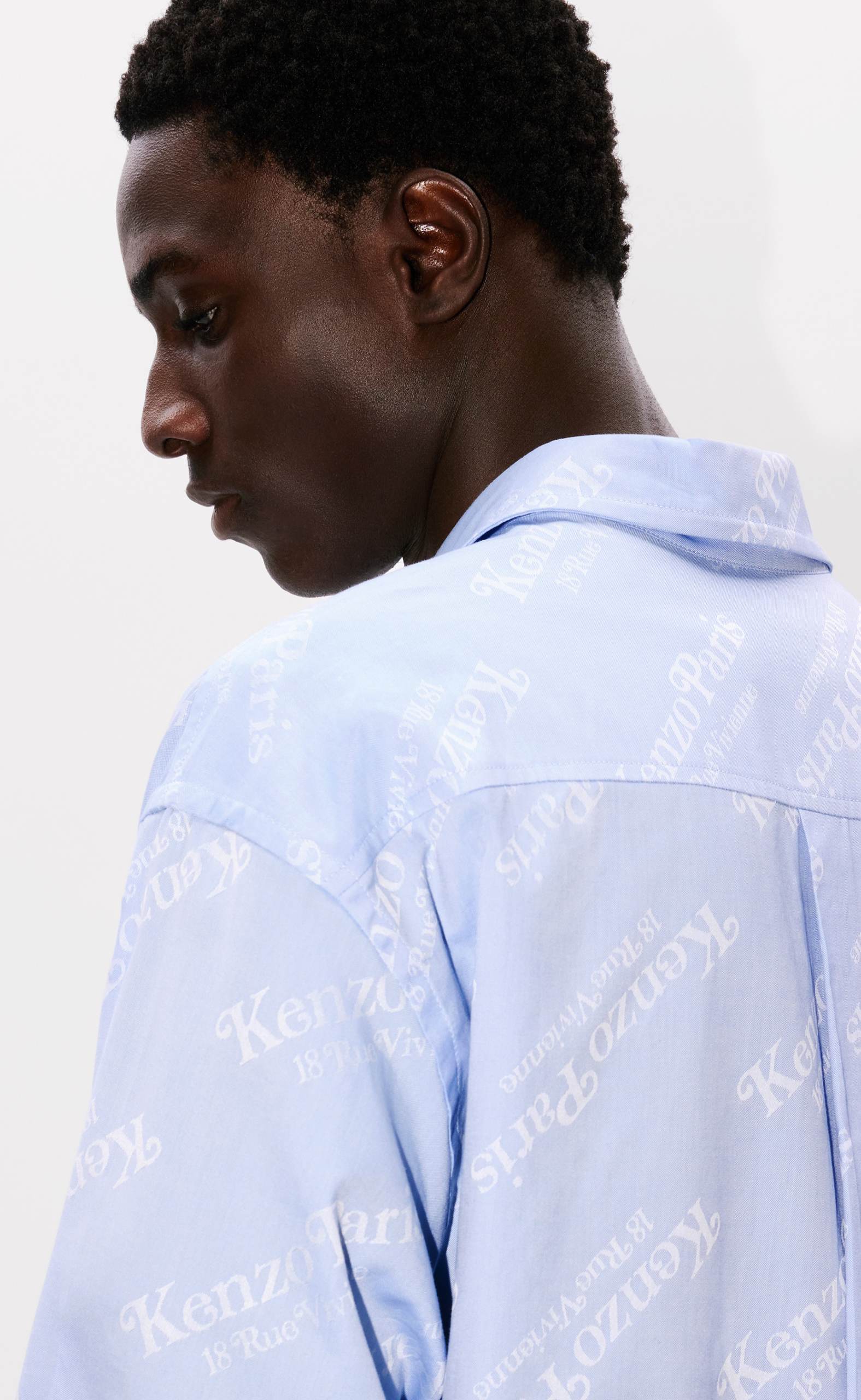 KENZO BY VERDY OVERSIZED SKY BLUE SHIRT