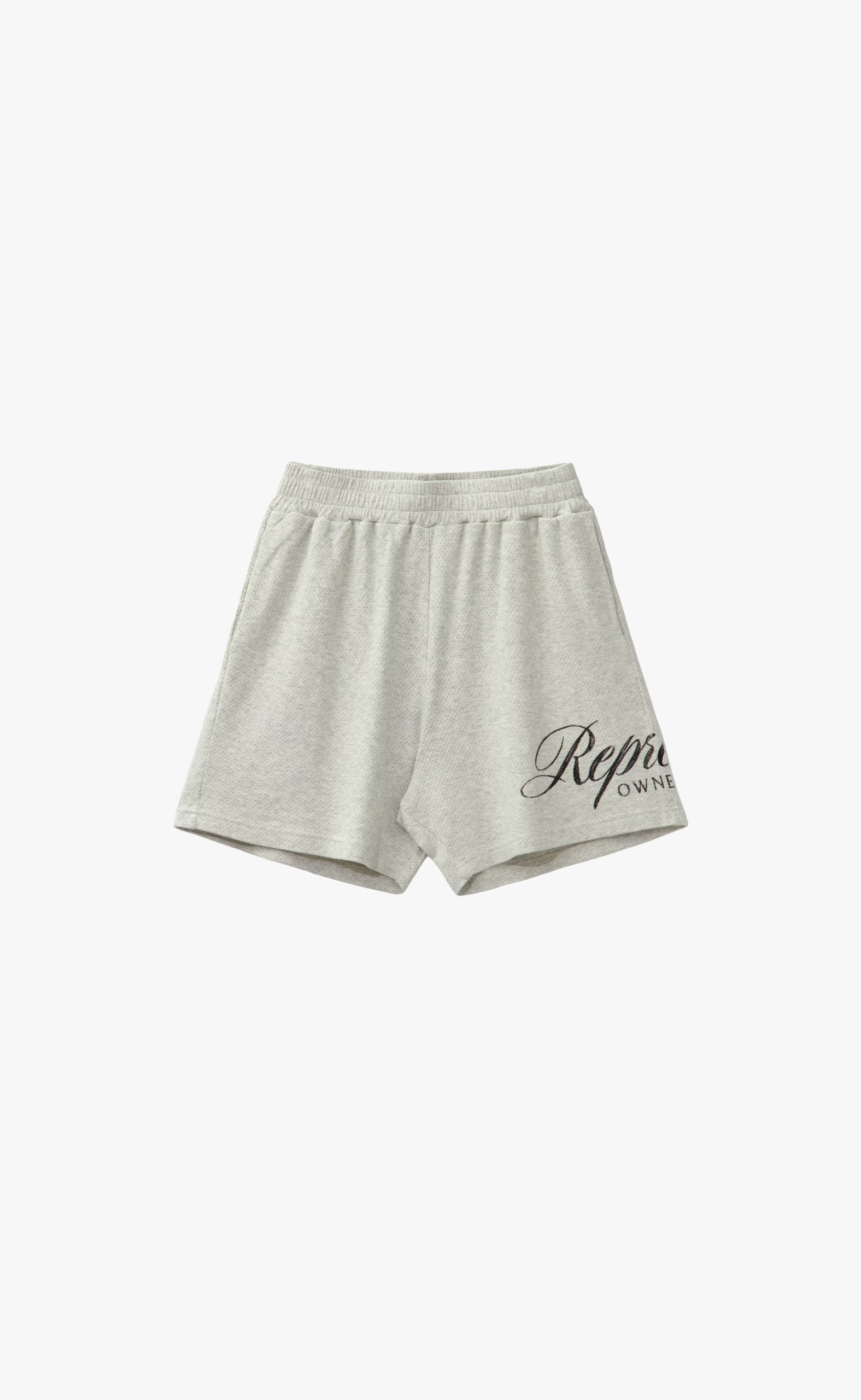 OWNERS CLUB SCRIPT MESH CREAM MARL SHORTS