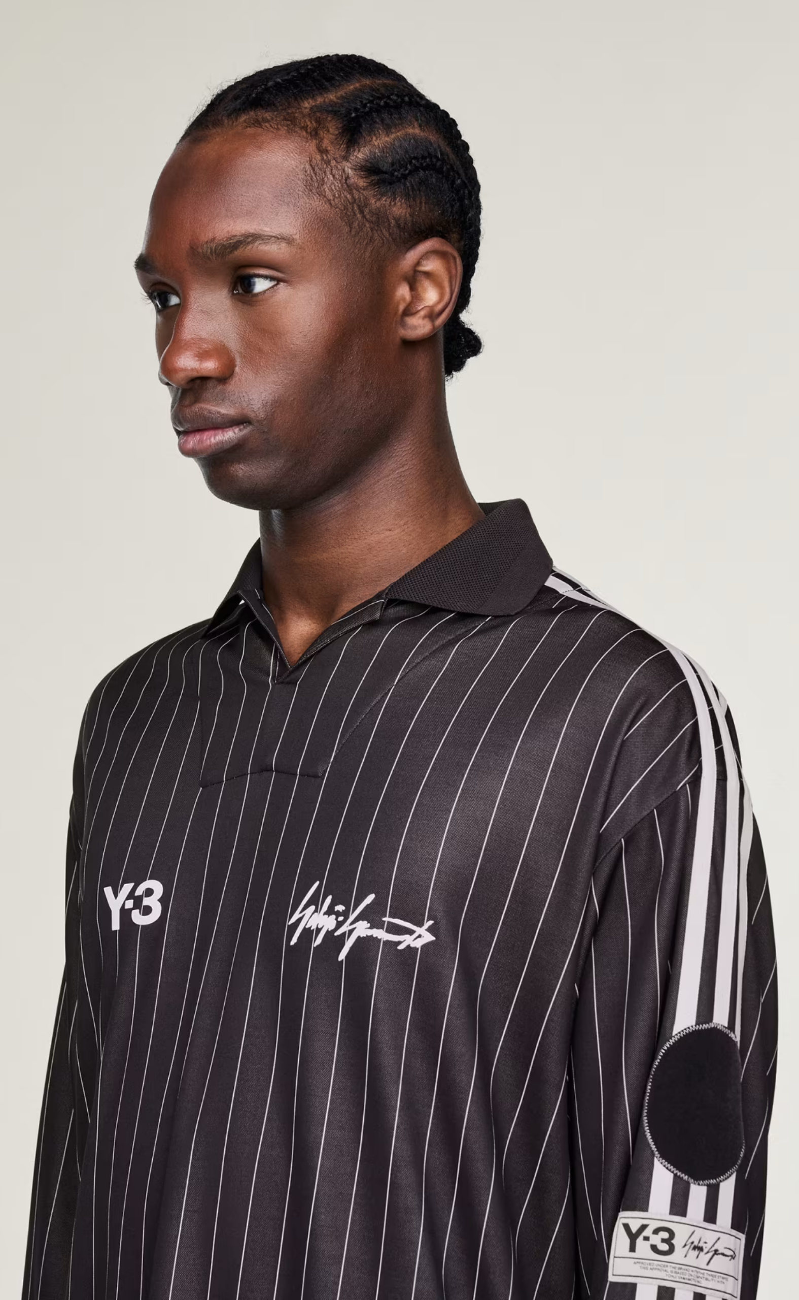 Y-3 ZIDANE SOCCER BLACK LONGSLEEVE