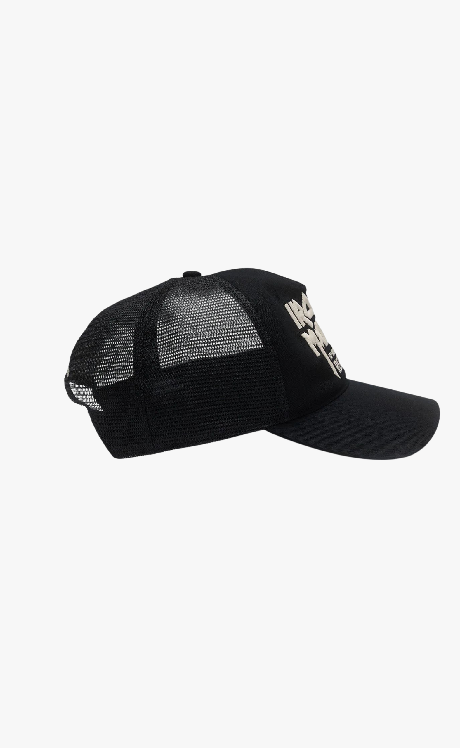 IRON MAIDEN ANNIVERSARY TRUCKER WASHED BLACK HAT