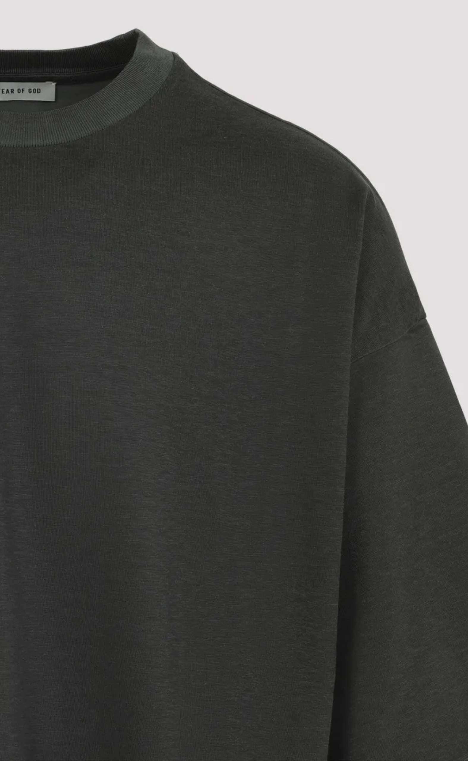 RELAXED SS OFF BLACK T-SHIRT