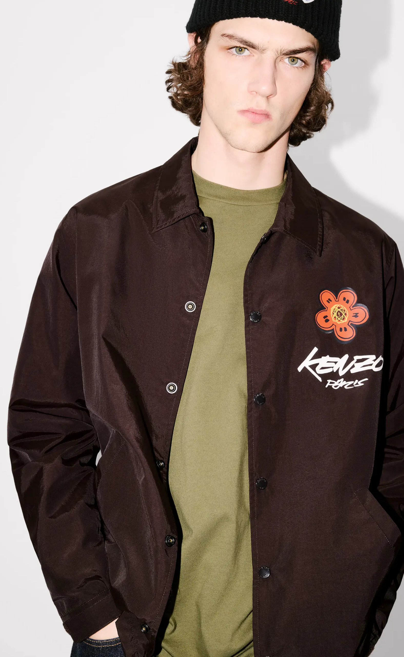 KENZO FUTURA LIGHT COACH CHOCOLATE JACKET