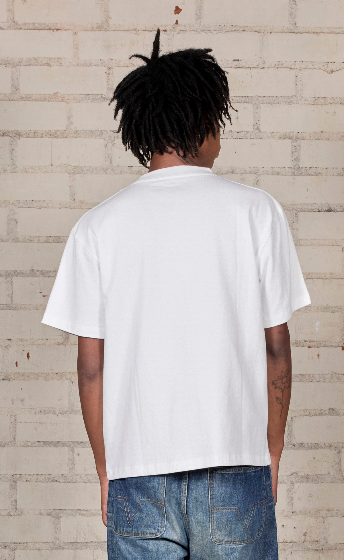 SLIP HEAVYWEIGHT POCKET WHITE T-SHIRT