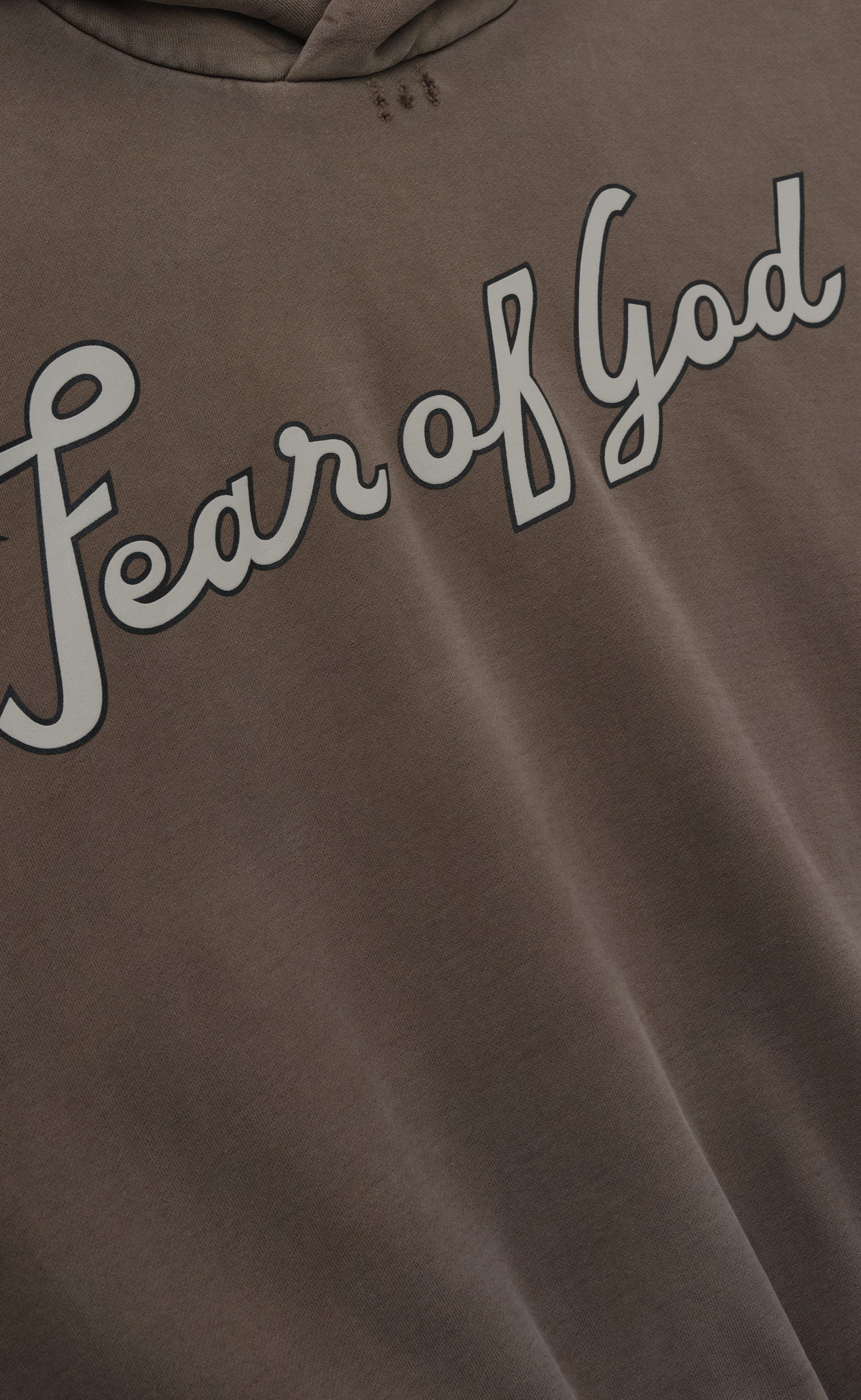 26 CLASSIC FIT HALF RAGLAN FADED BROWN HOODIE