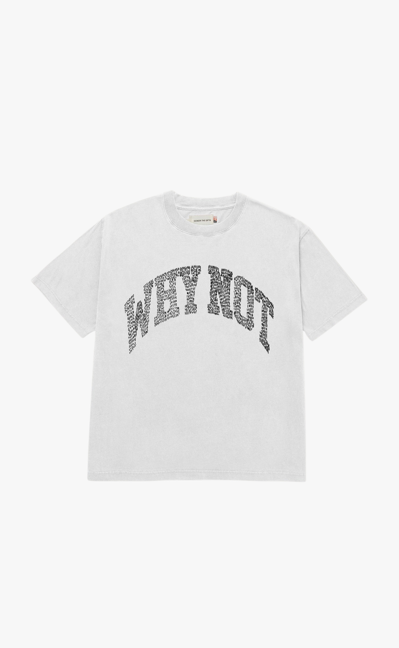 WHY NOT WHITE T-SHIRT