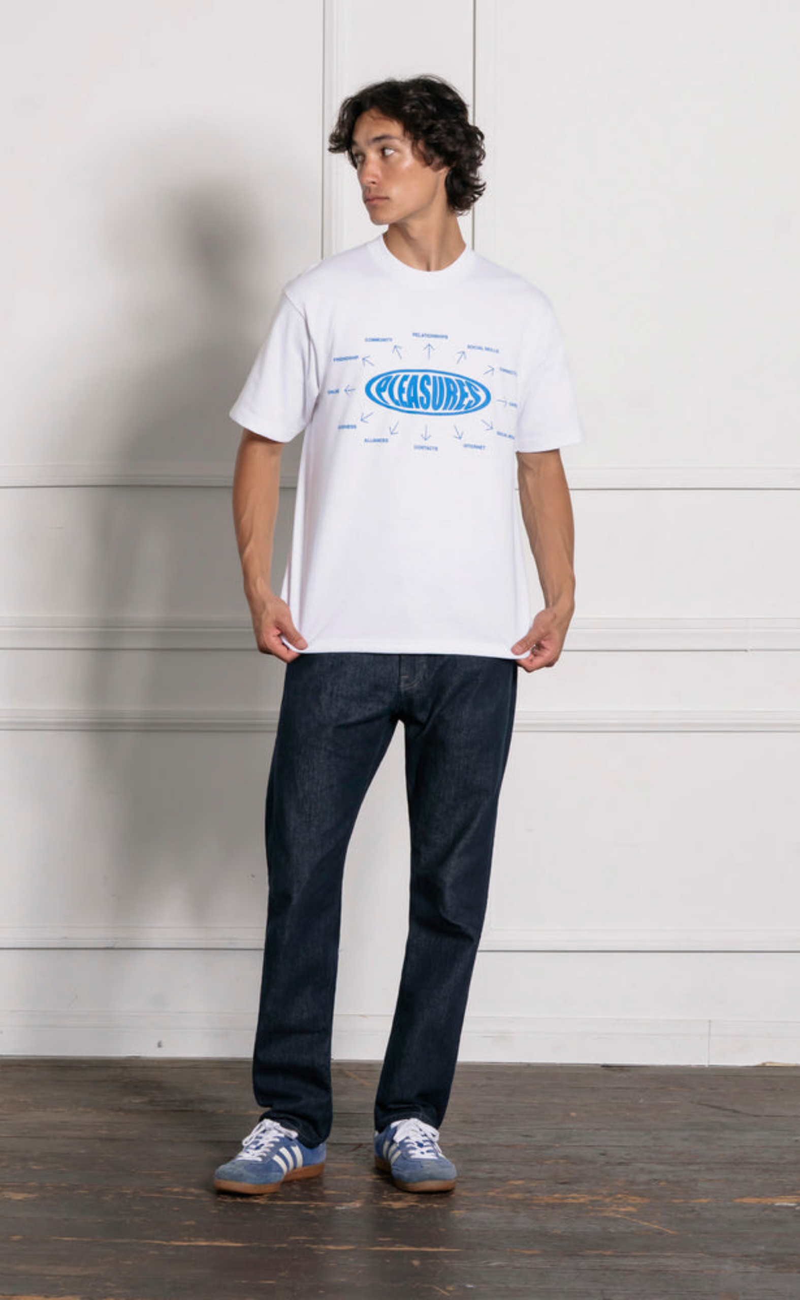 OVERVIEW LOGO WHITE T-SHIRT