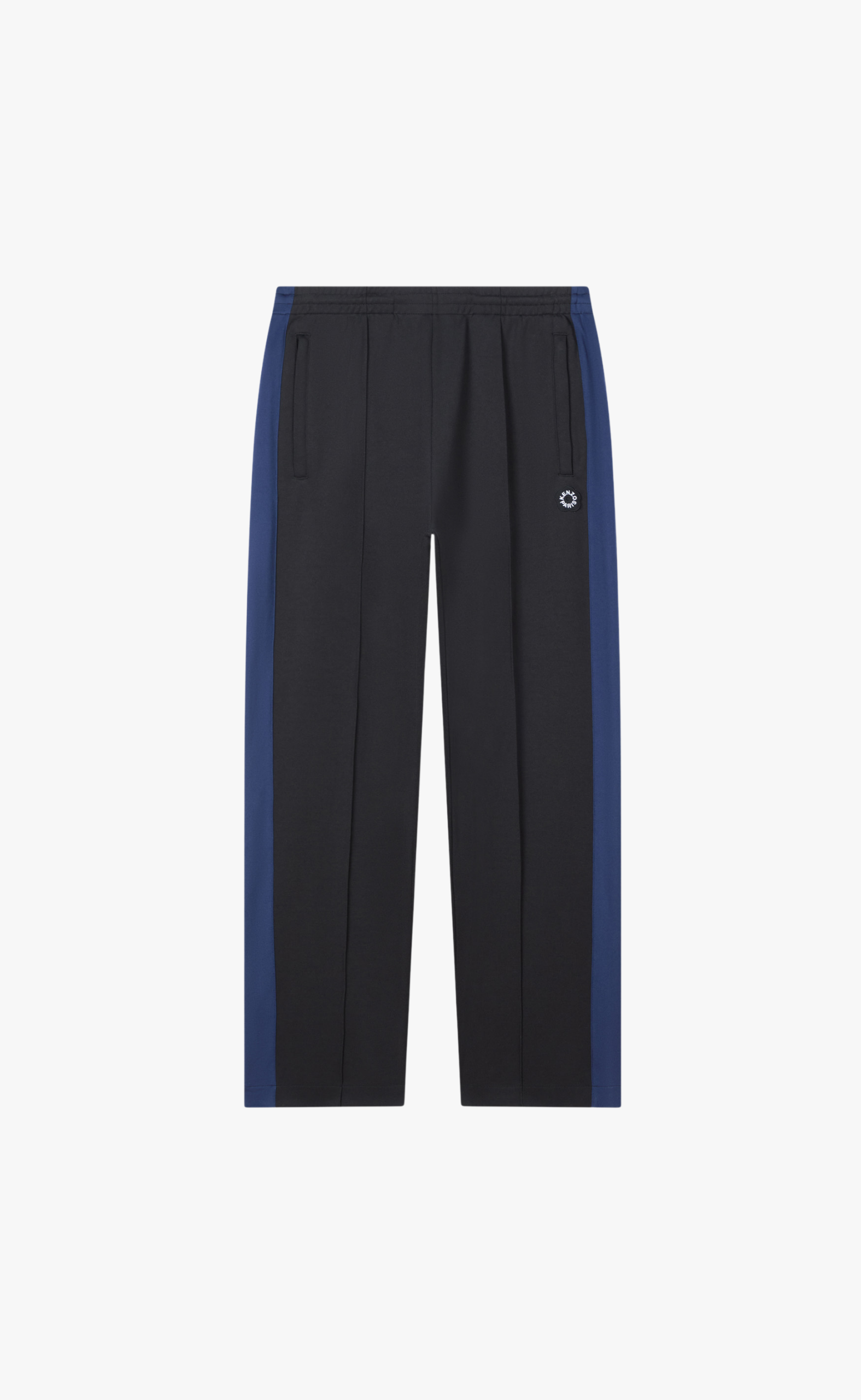 BOKE FLOWER 2.0 EMBROIDERED TRACK BLACK PANTS