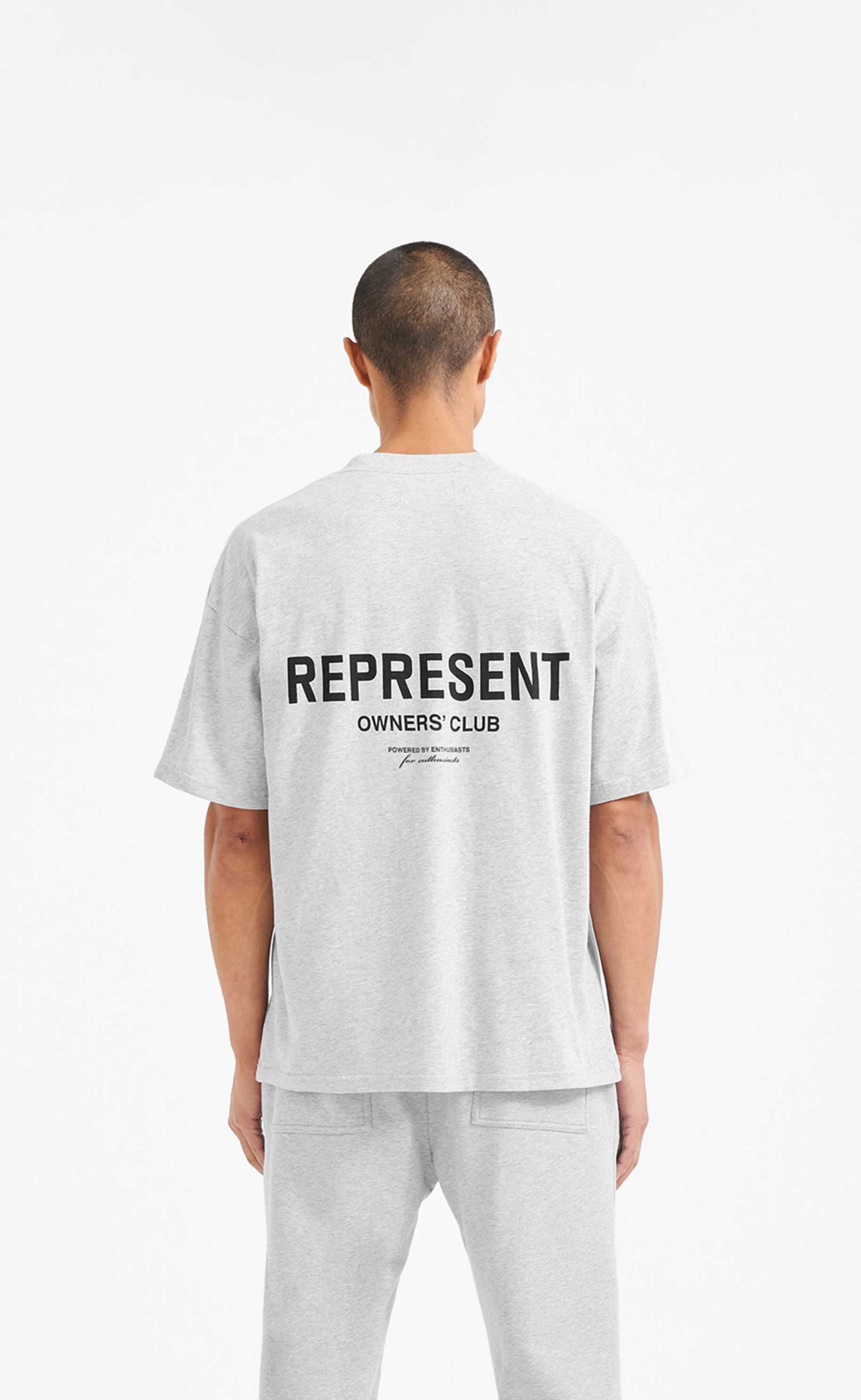 REPRESENT OWNERS CLUB ASH GREY T-SHIRT