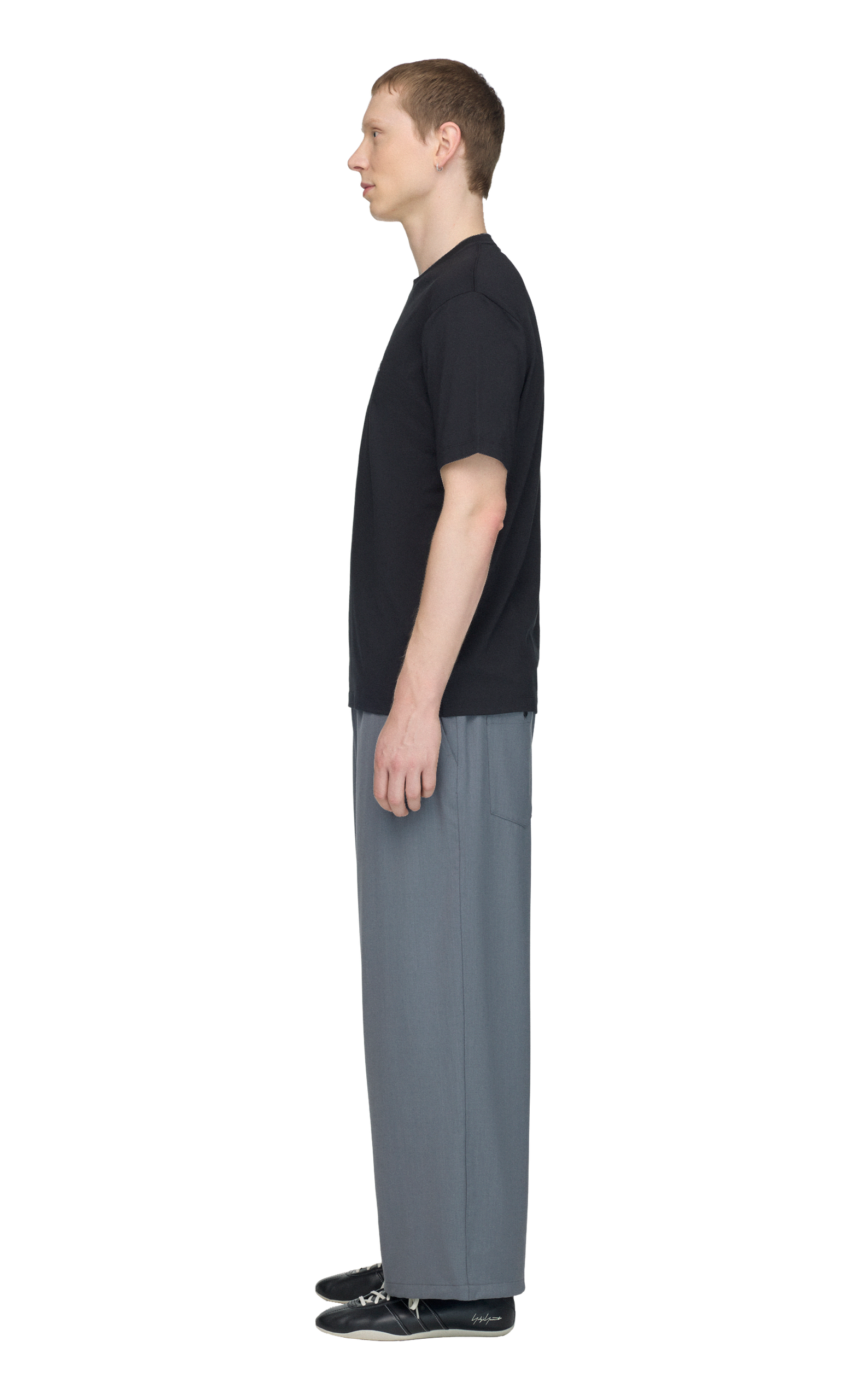 Y-3 LIQUID LOGO BLACK T-SHIRT