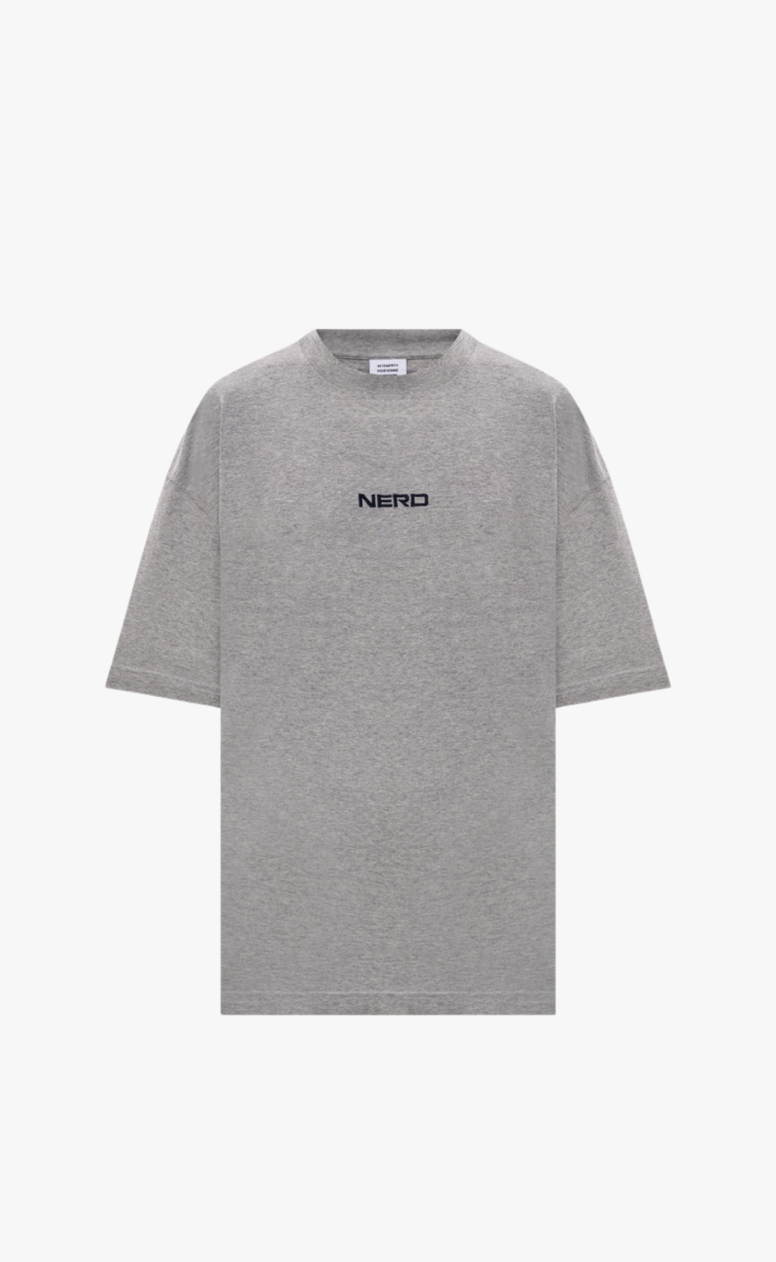 NERD GREY MELANGE T-SHIRT