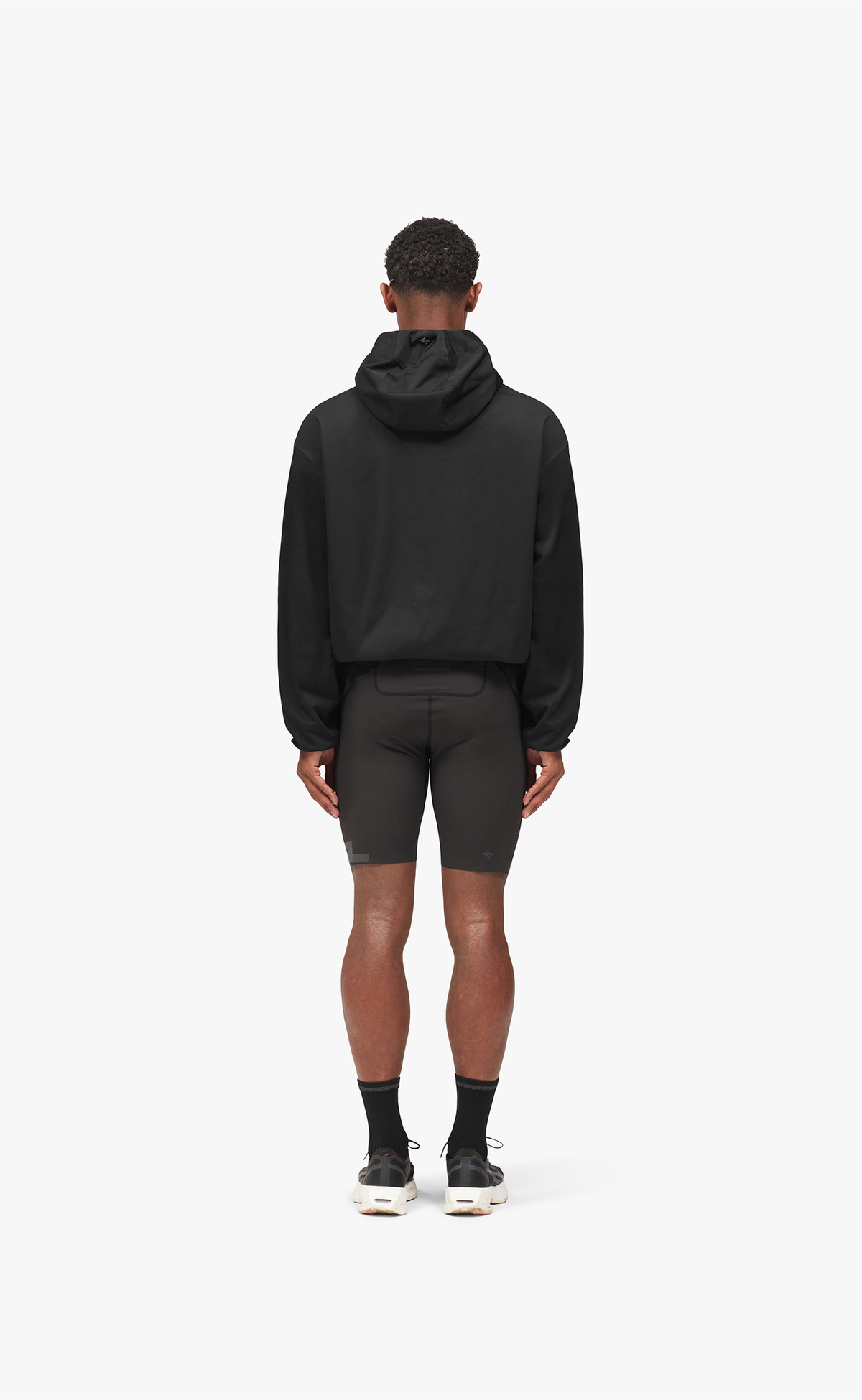 247 POWER SHIELD WINDBREAKER JET BLACK JACKET