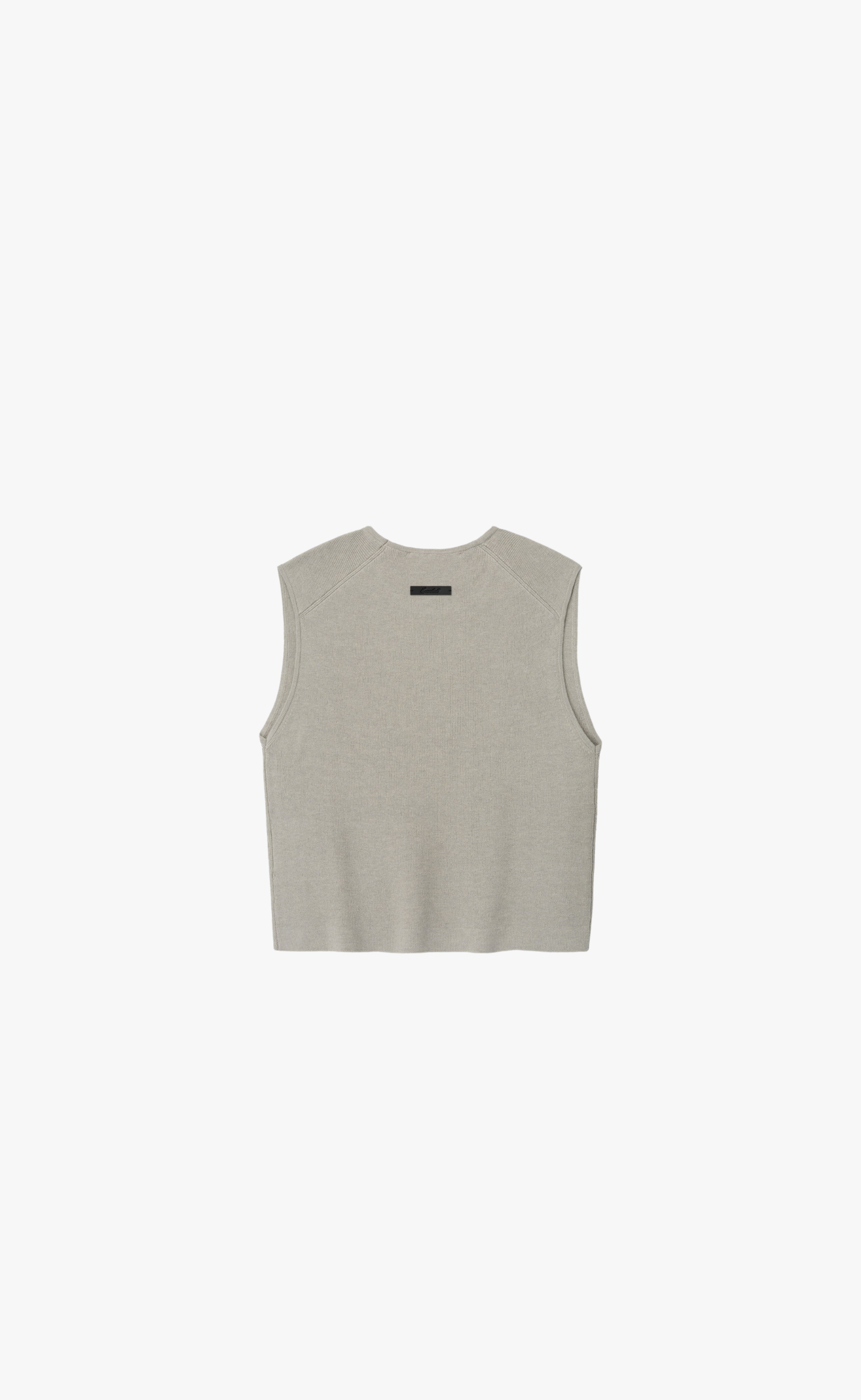 RIB KNIT CROP TOP SEAL T-SHIRT