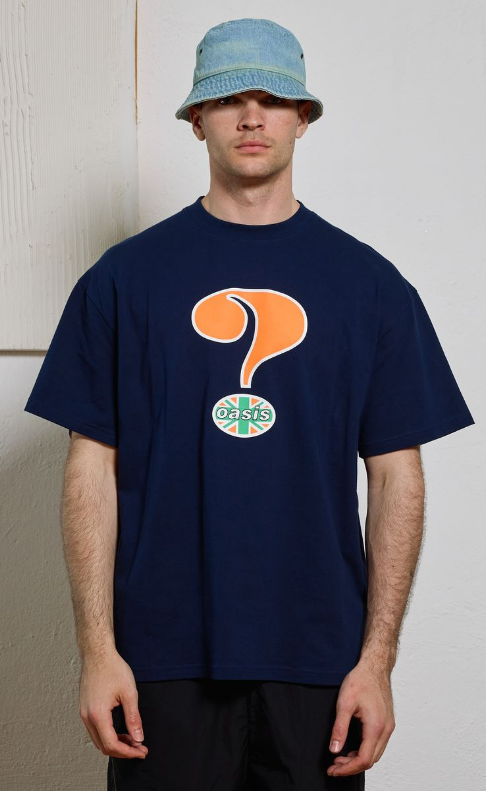 QUESTION MARK NAVY T-SHIRT