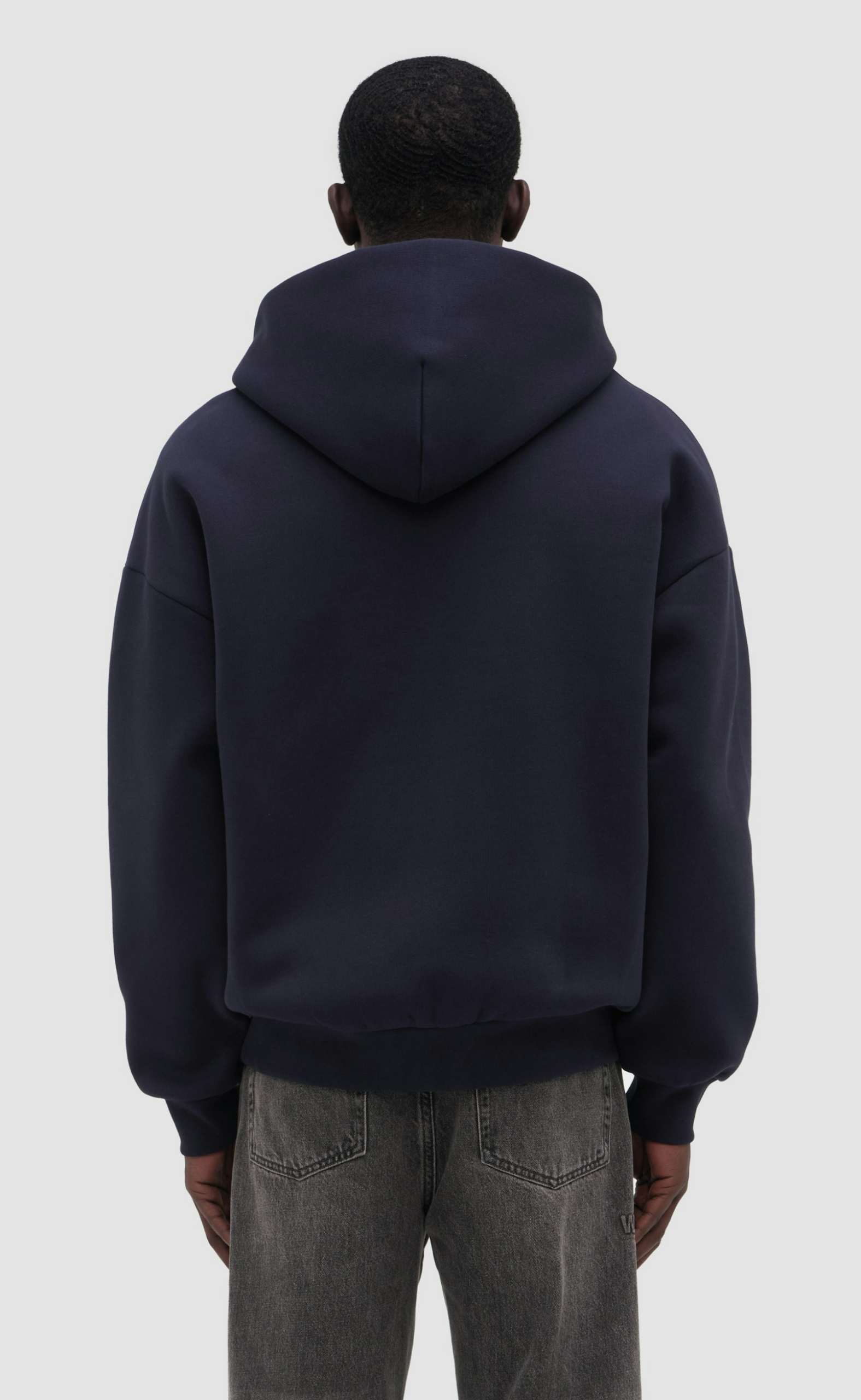 DIAGO V2 HOODED ZIP DARK SAPPHIRE HOODIE