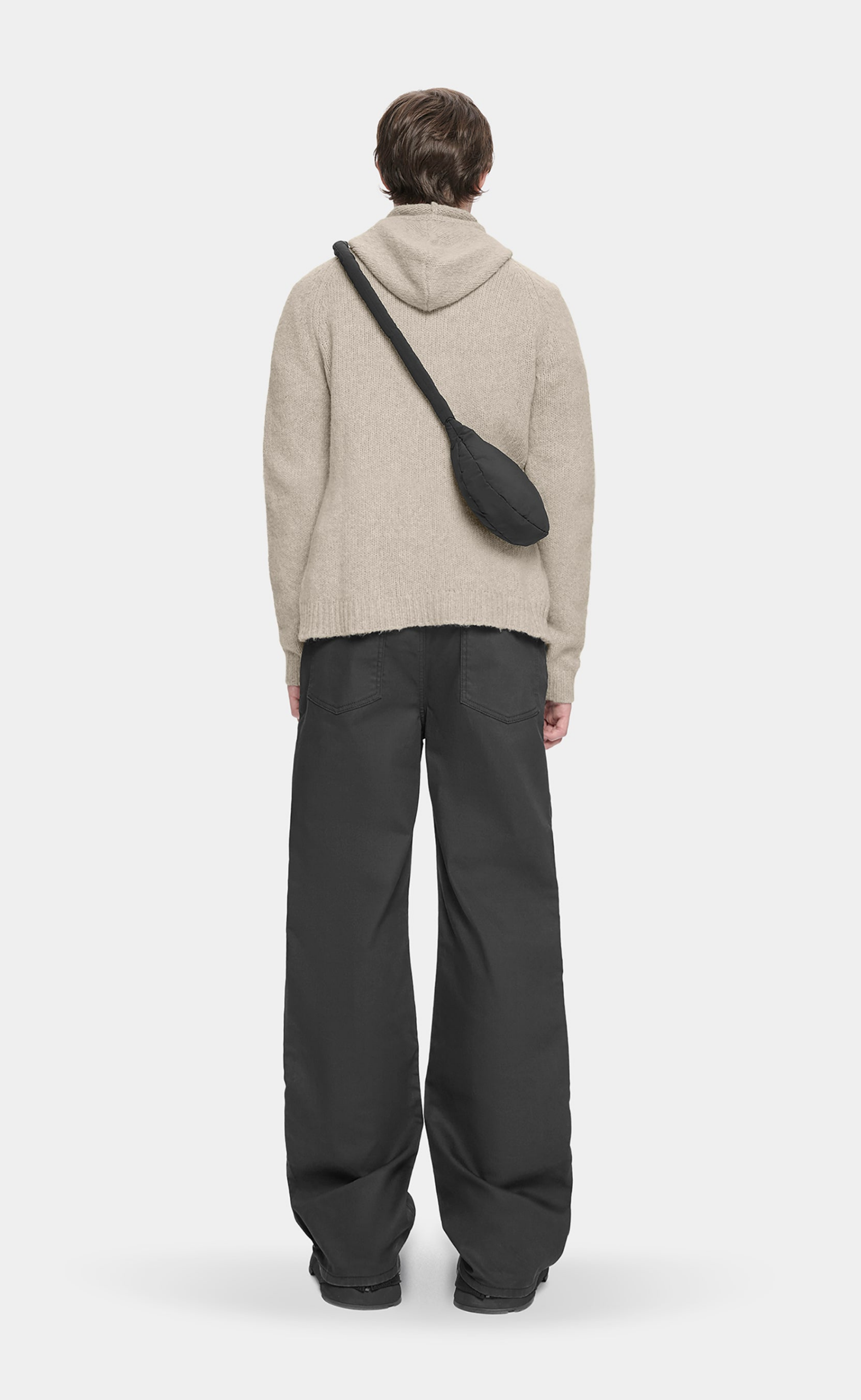 INVIOLA CASHMERE DARK STONE HOODIE