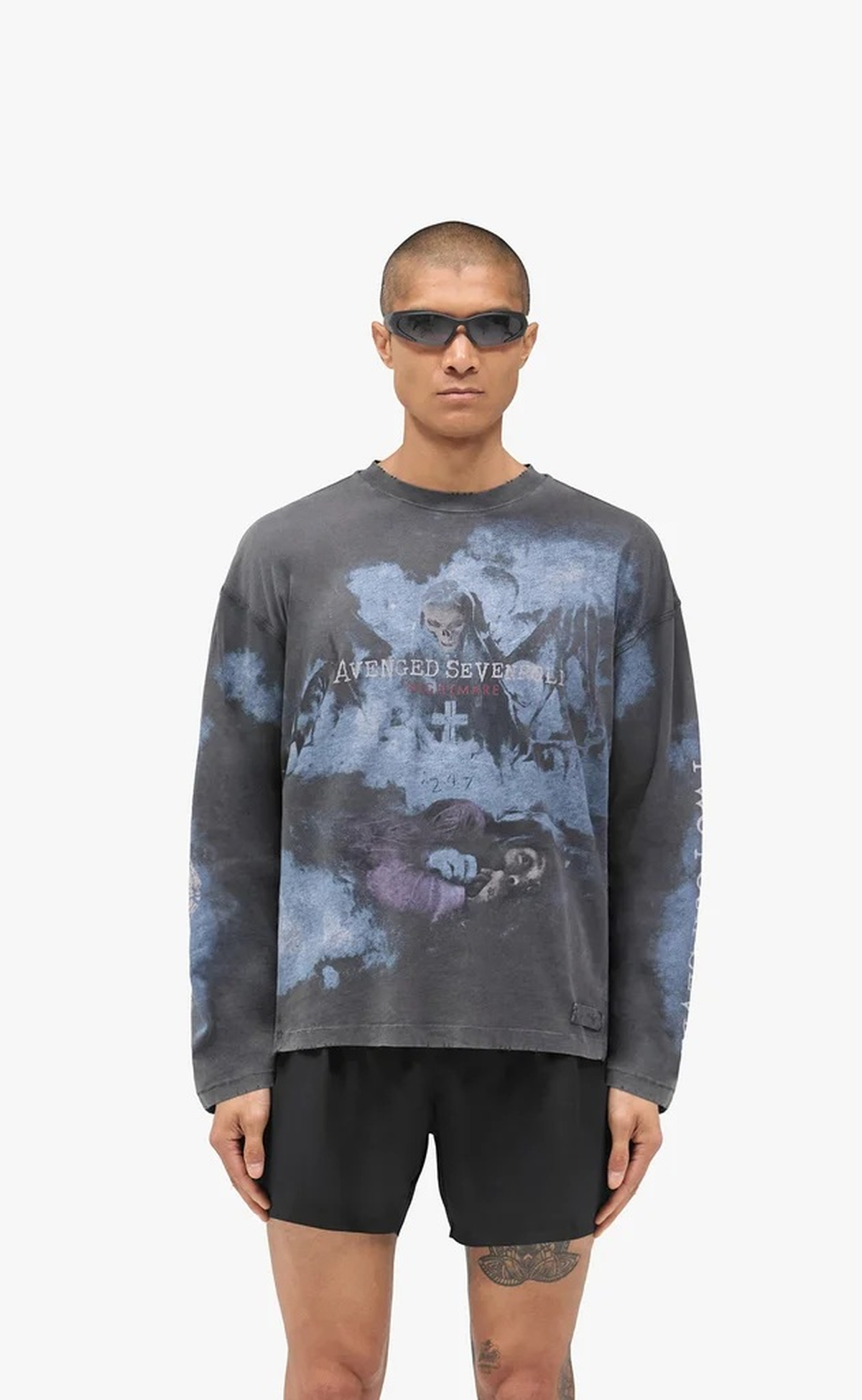 247 AVENGED SEVENFOLD NIGHTMARE AGED BLACK LONGSLEEVE