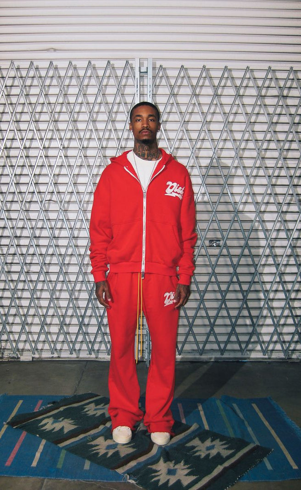 BOLT RED SWEATPANTS