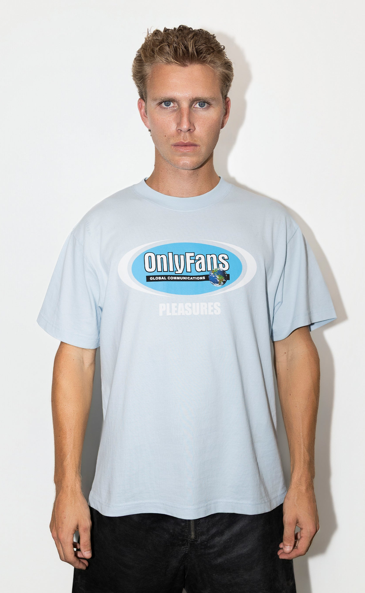 COMMUNICATIONS POWDER BLUE T-SHIRT