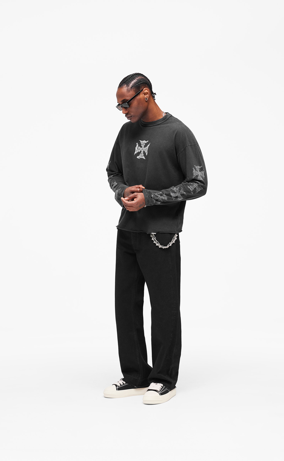 MH FADED BLACK LONGSLEEVE